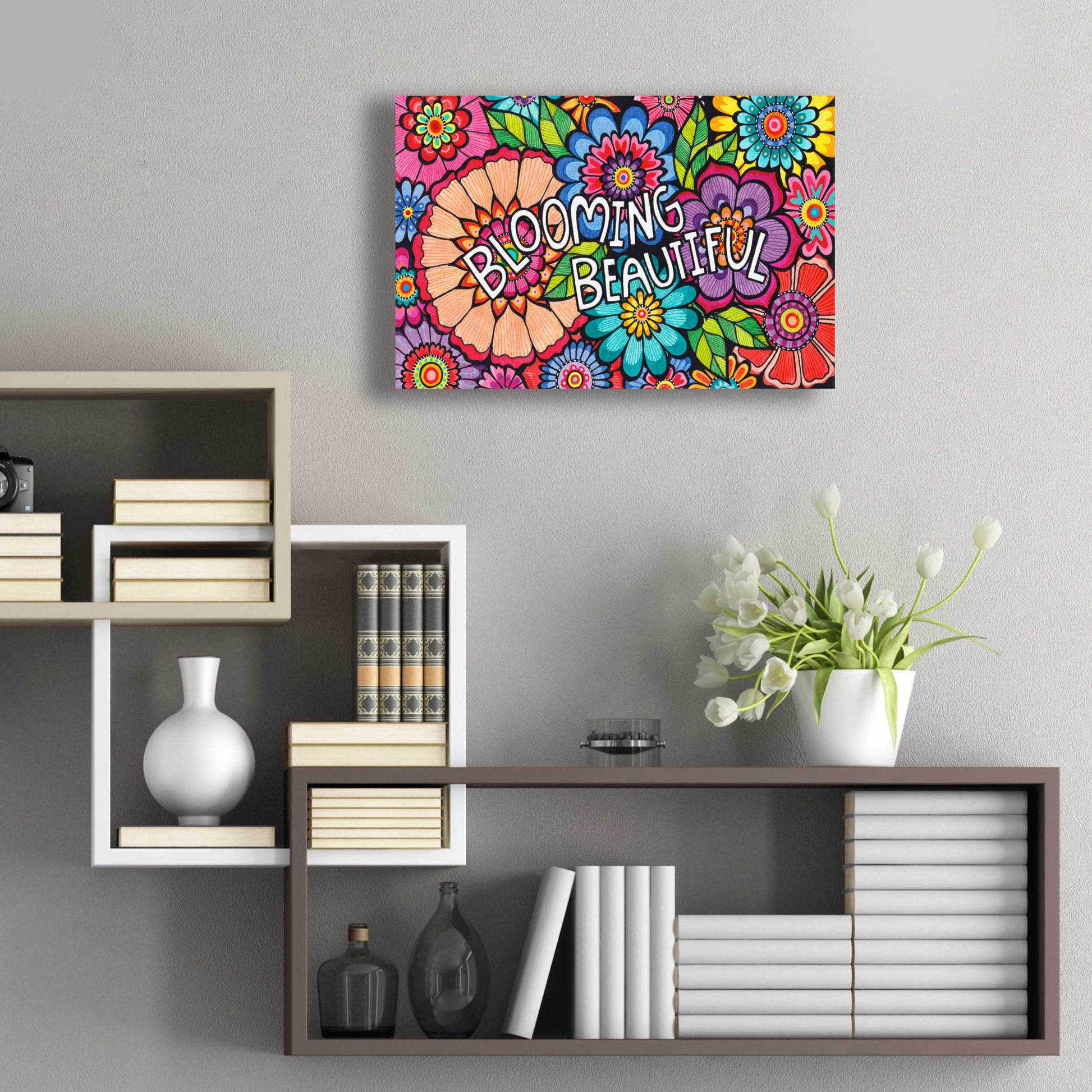 Epic Art 'Blooming Beautiful' by Hello Angel, Acrylic Glass Wall Art,24x16