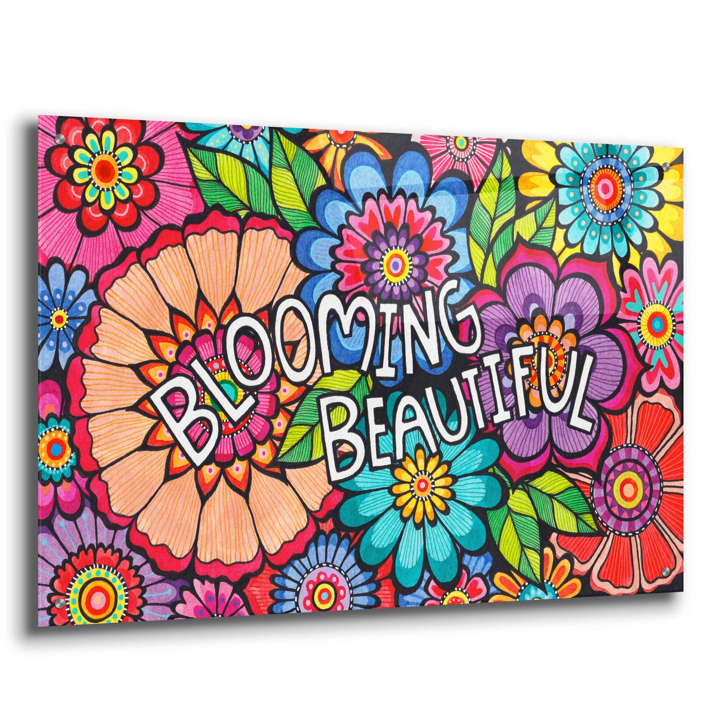 Epic Art 'Blooming Beautiful' by Hello Angel, Acrylic Glass Wall Art,36x24