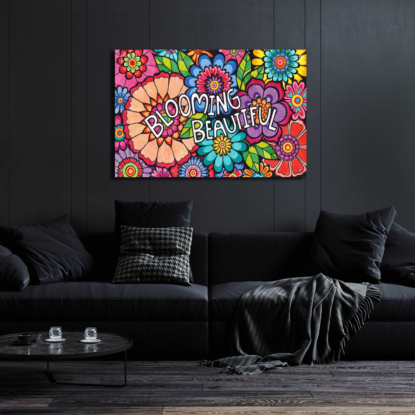 Epic Art 'Blooming Beautiful' by Hello Angel, Acrylic Glass Wall Art,36x24