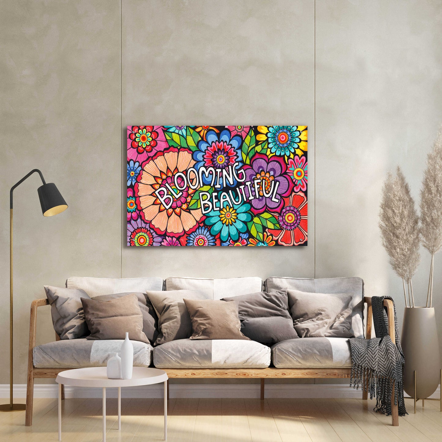 Epic Art 'Blooming Beautiful' by Hello Angel, Acrylic Glass Wall Art,36x24