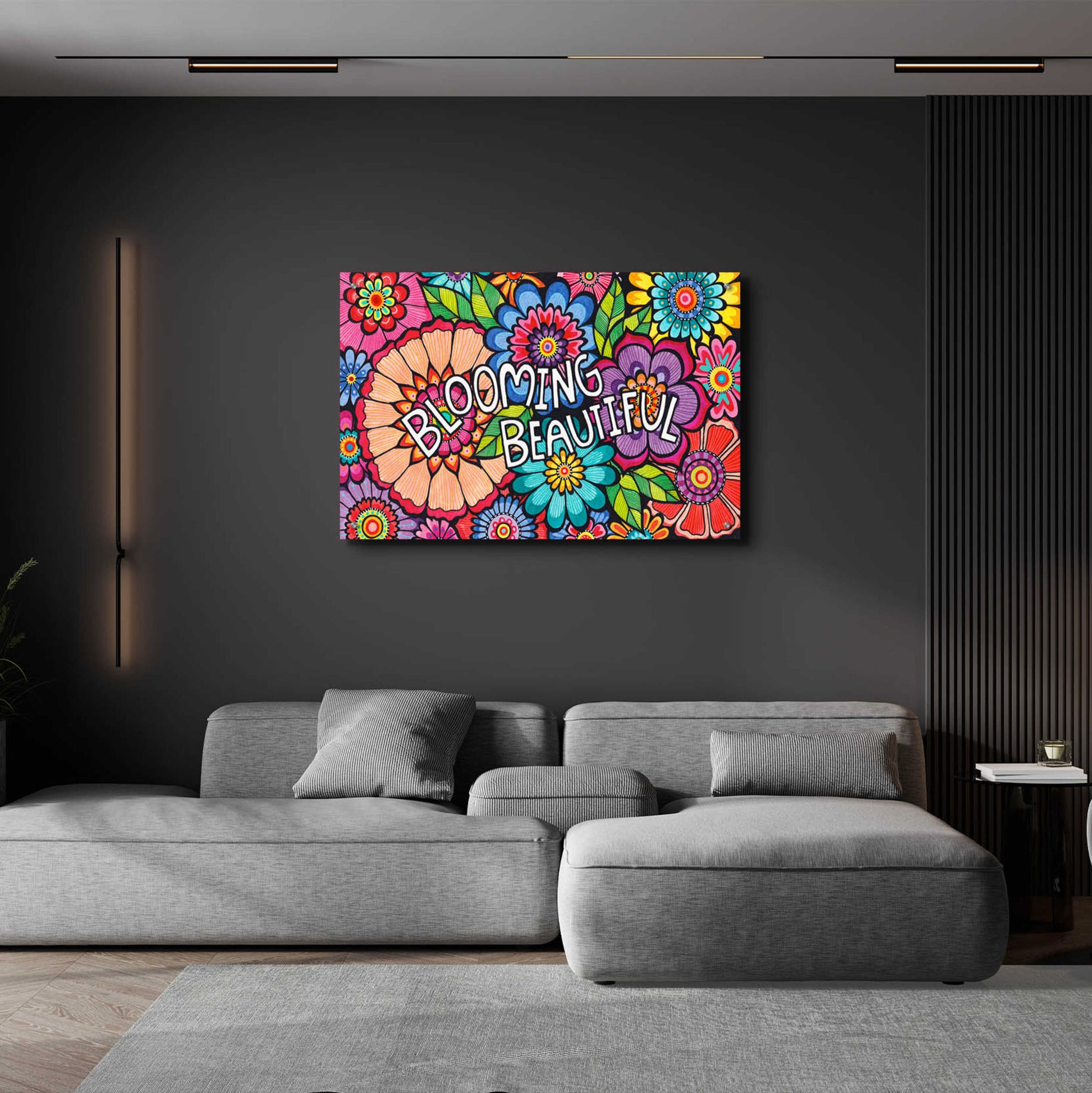 Epic Art 'Blooming Beautiful' by Hello Angel, Acrylic Glass Wall Art,36x24