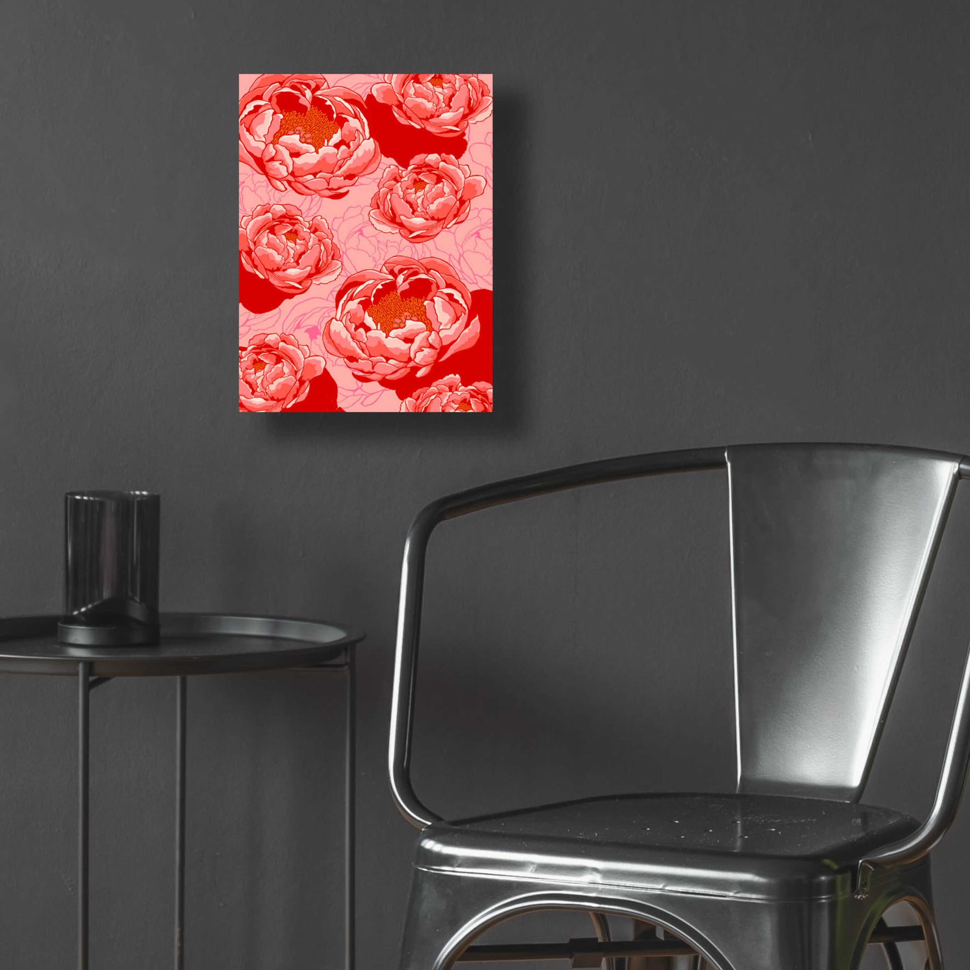 Epic Art 'Peony Daydreams' by Hello Angel, Acrylic Glass Wall Art,12x16