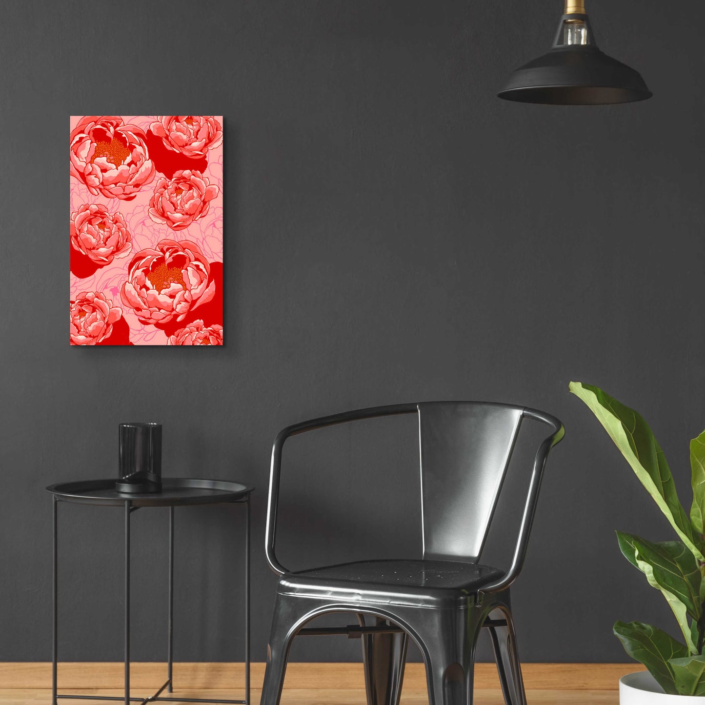 Epic Art 'Peony Daydreams' by Hello Angel, Acrylic Glass Wall Art,16x24