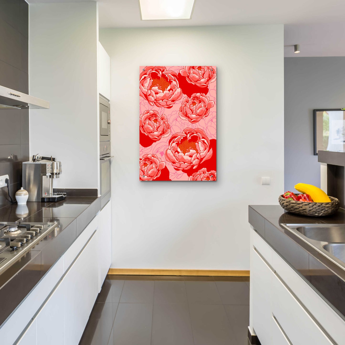 Epic Art 'Peony Daydreams' by Hello Angel, Acrylic Glass Wall Art,24x36