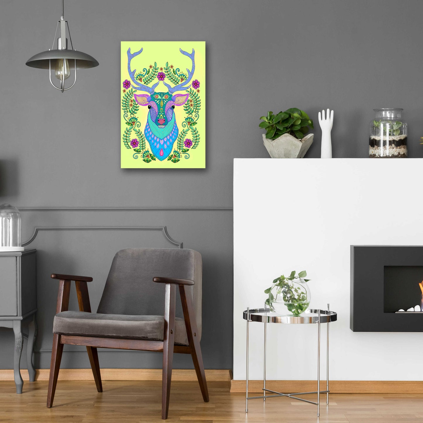 Epic Art 'Animals 19 color' by Hello Angel, Acrylic Glass Wall Art,16x24