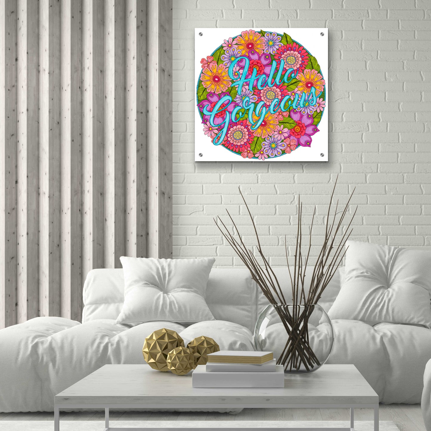 Epic Art 'Inspirational Quotes 26' by Hello Angel, Acrylic Glass Wall Art,24x24