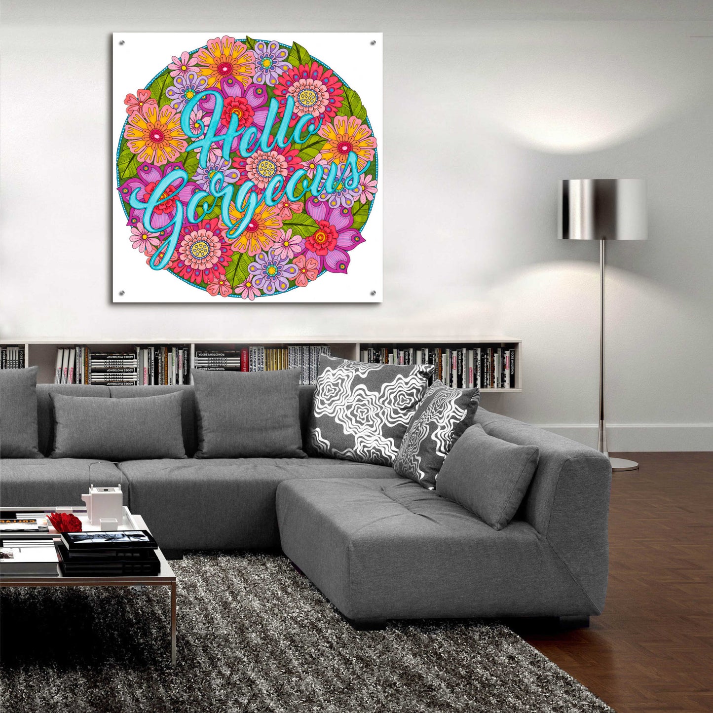 Epic Art 'Inspirational Quotes 26' by Hello Angel, Acrylic Glass Wall Art,36x36