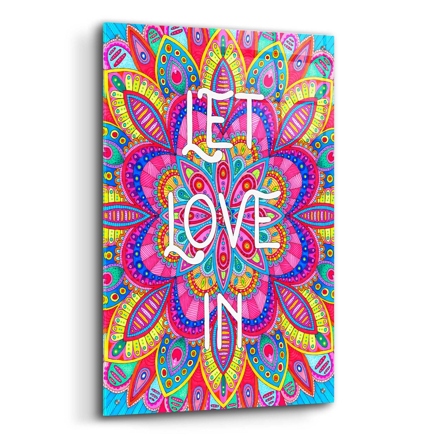 Epic Art 'Inspirational Quotes 20' by Hello Angel, Acrylic Glass Wall Art,24x36