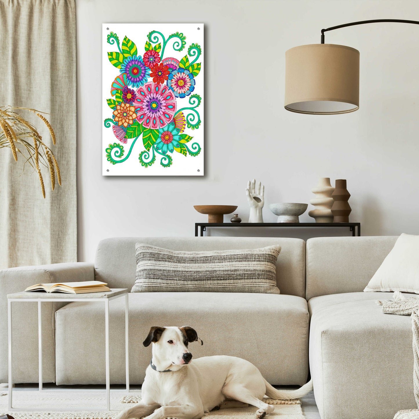 Epic Art 'Big Beautiful Blossoms 16' by Hello Angel, Acrylic Glass Wall Art,24x36