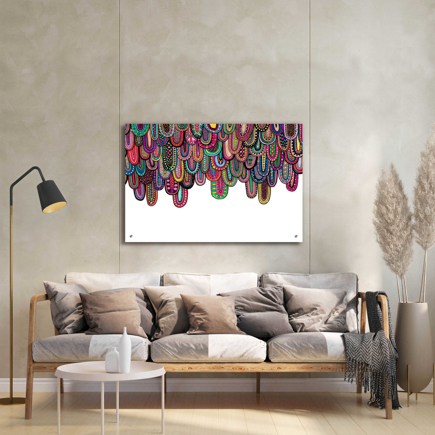 Epic Art 'Drips' by Hello Angel, Acrylic Glass Wall Art,36x24