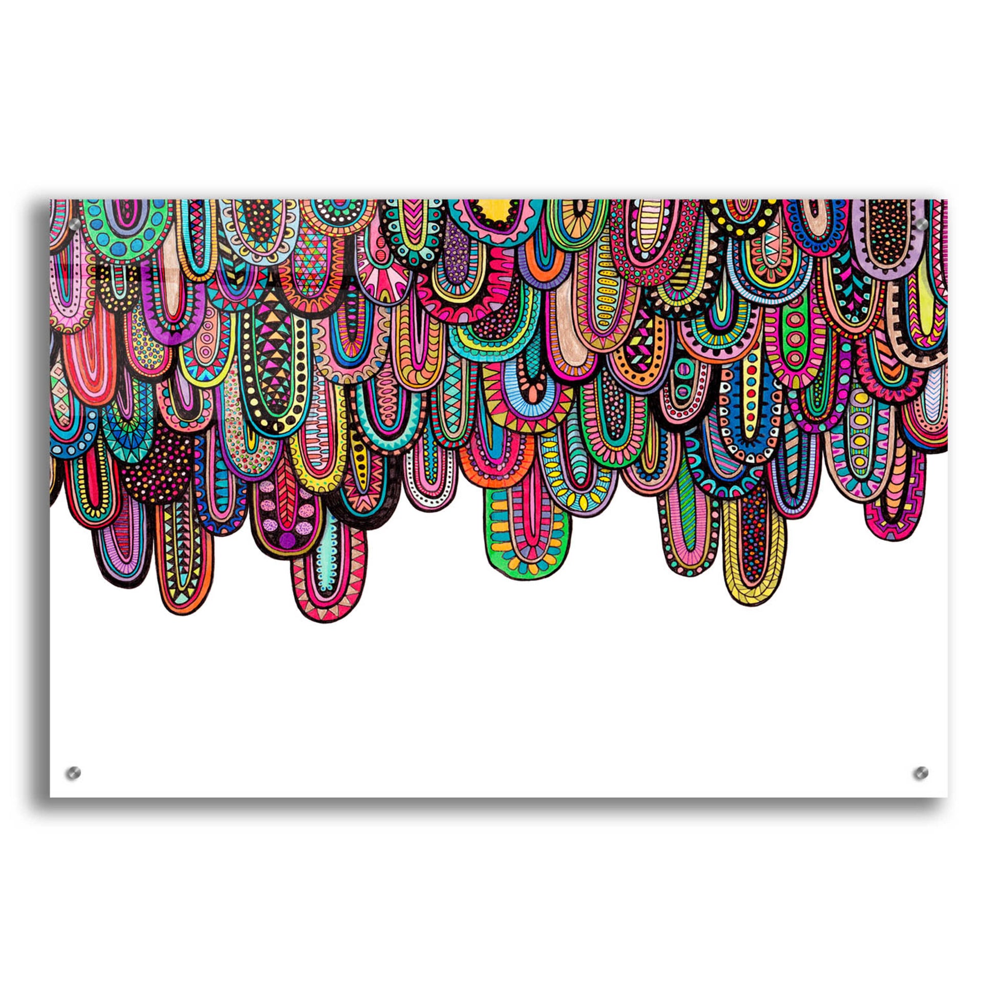 Epic Art 'Drips' by Hello Angel, Acrylic Glass Wall Art,36x24