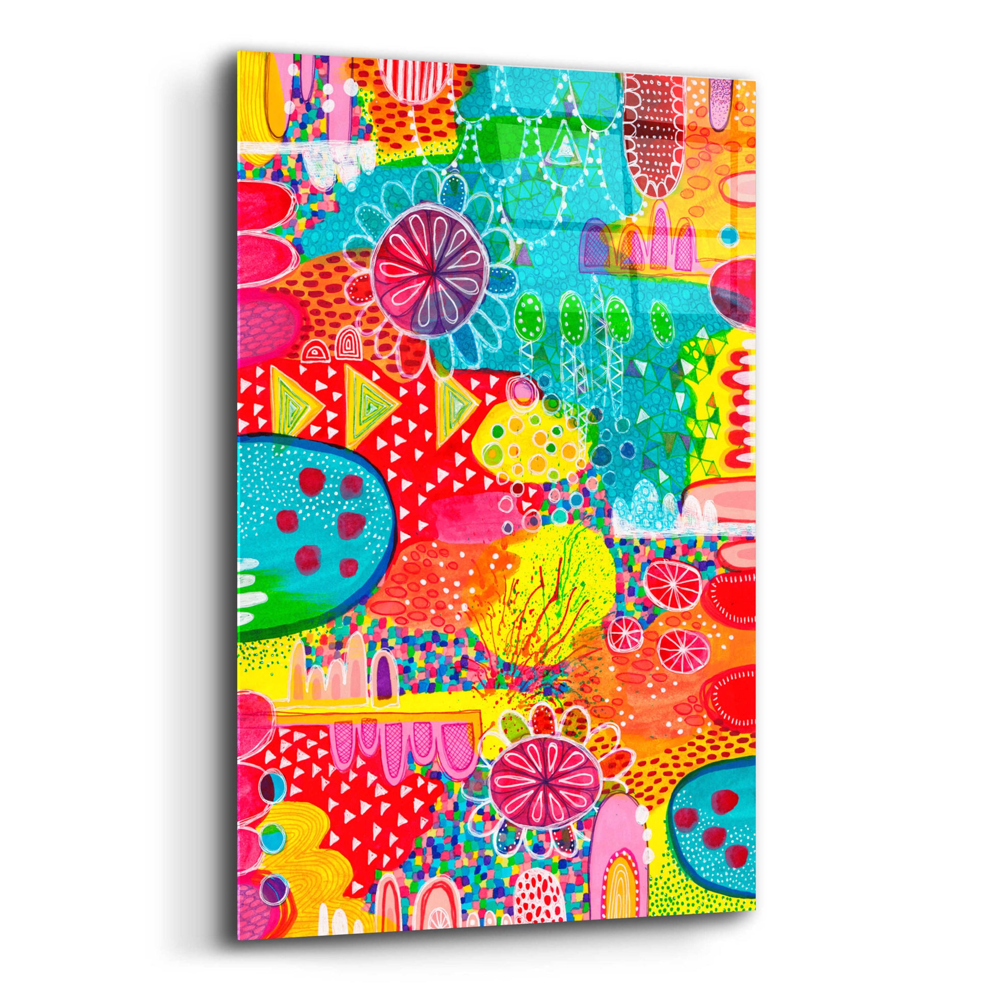 Epic Art 'Sunshine and Lollipops' by Hello Angel, Acrylic Glass Wall Art,12x16