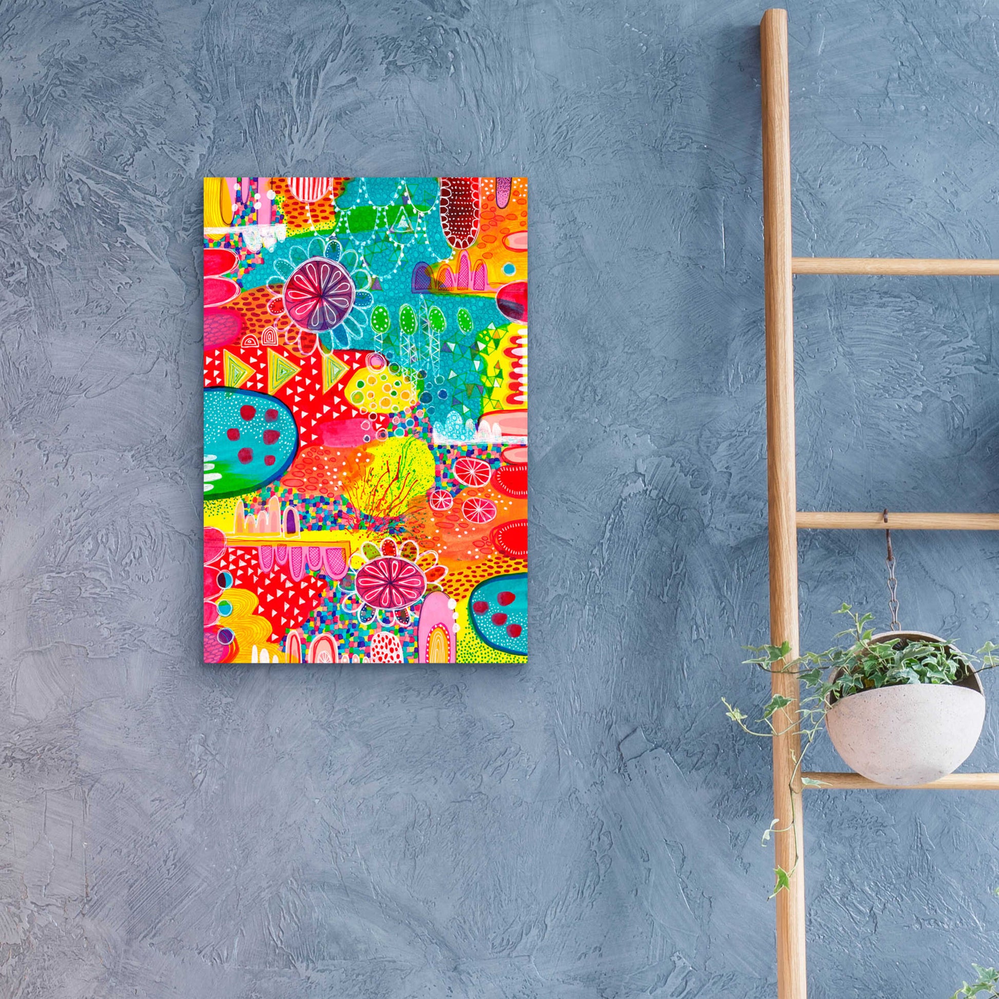 Epic Art 'Sunshine and Lollipops' by Hello Angel, Acrylic Glass Wall Art,16x24