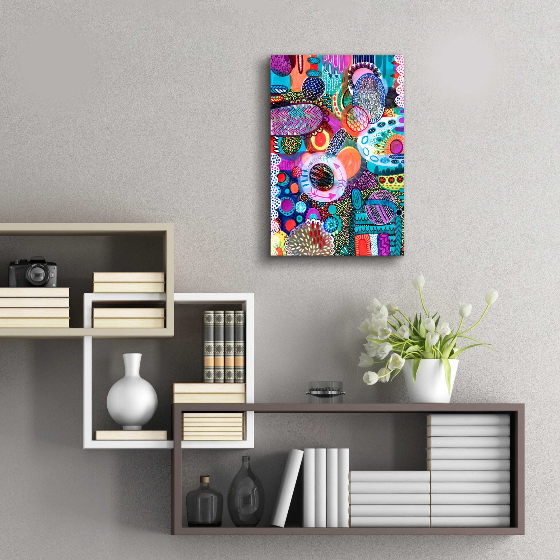 Epic Art 'Creation' by Hello Angel, Acrylic Glass Wall Art,16x24