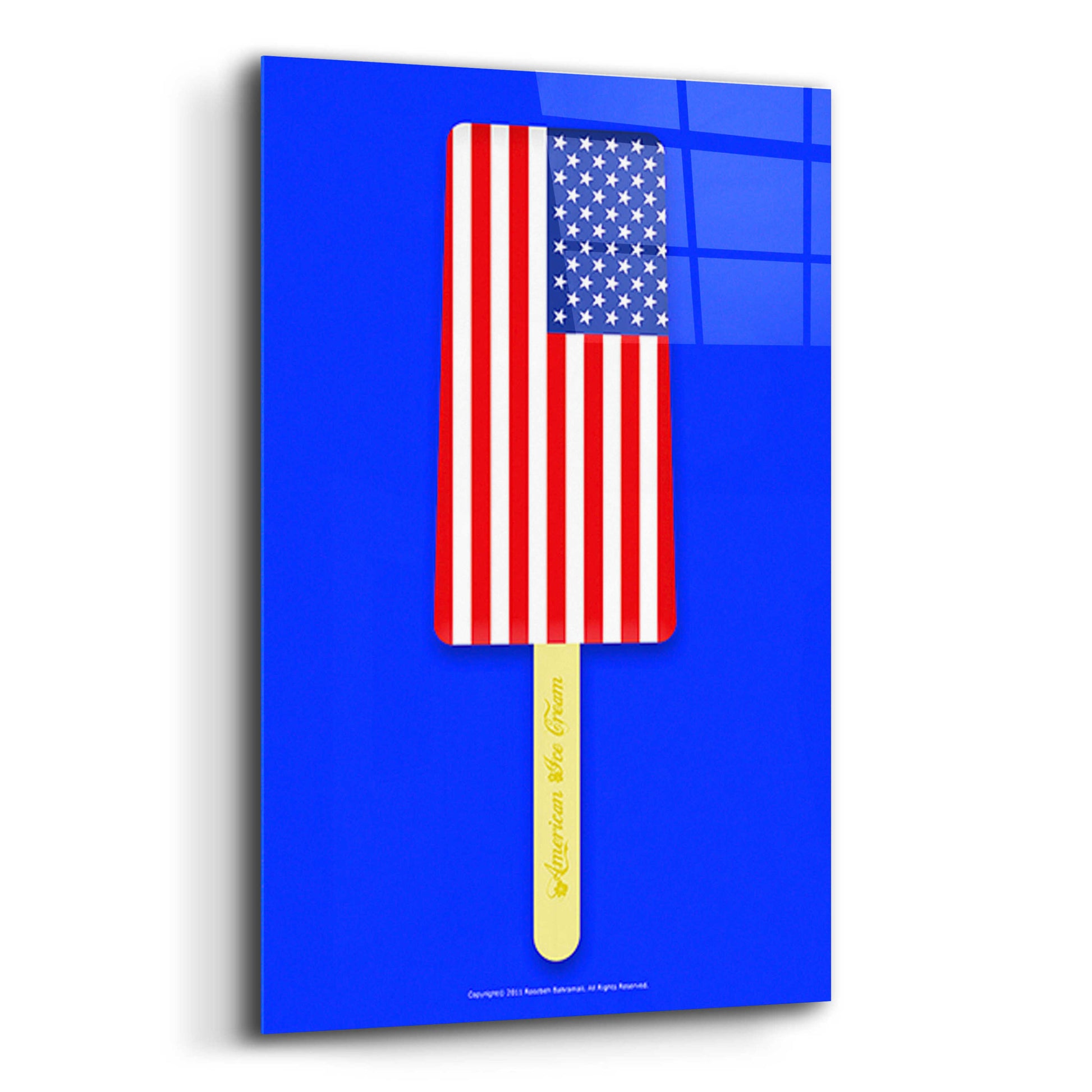 Epic Art 'American Ice Cream' by Roozbeh Bahramali, Acrylic Glass Wall Art,12x16