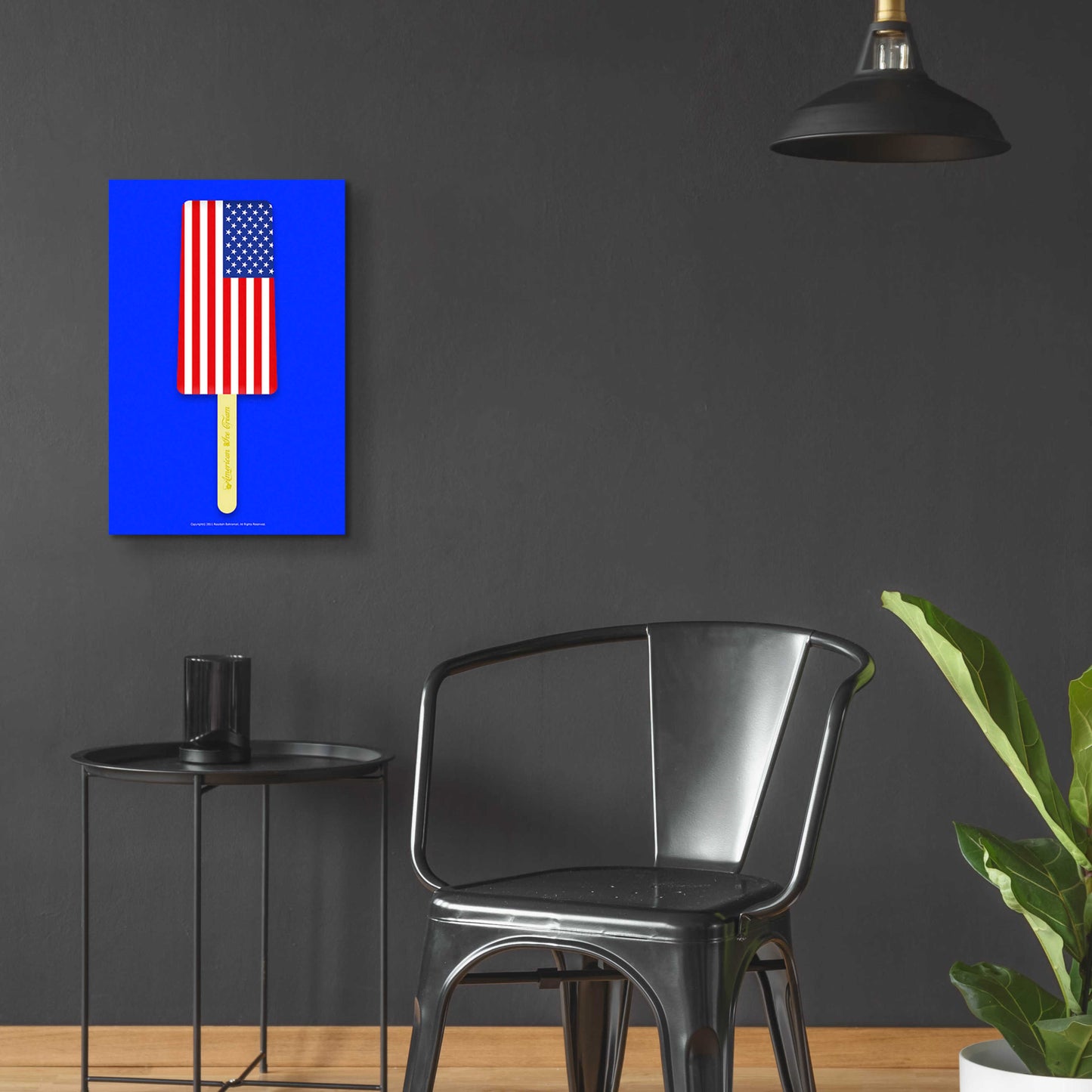 Epic Art 'American Ice Cream' by Roozbeh Bahramali, Acrylic Glass Wall Art,16x24