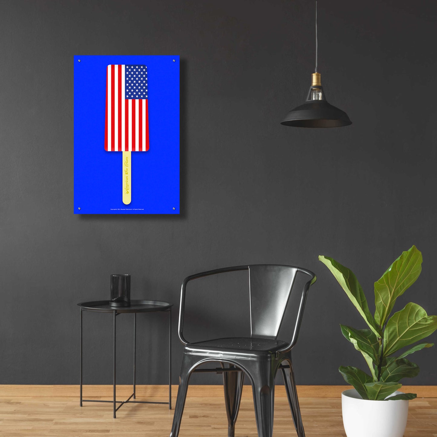 Epic Art 'American Ice Cream' by Roozbeh Bahramali, Acrylic Glass Wall Art,24x36