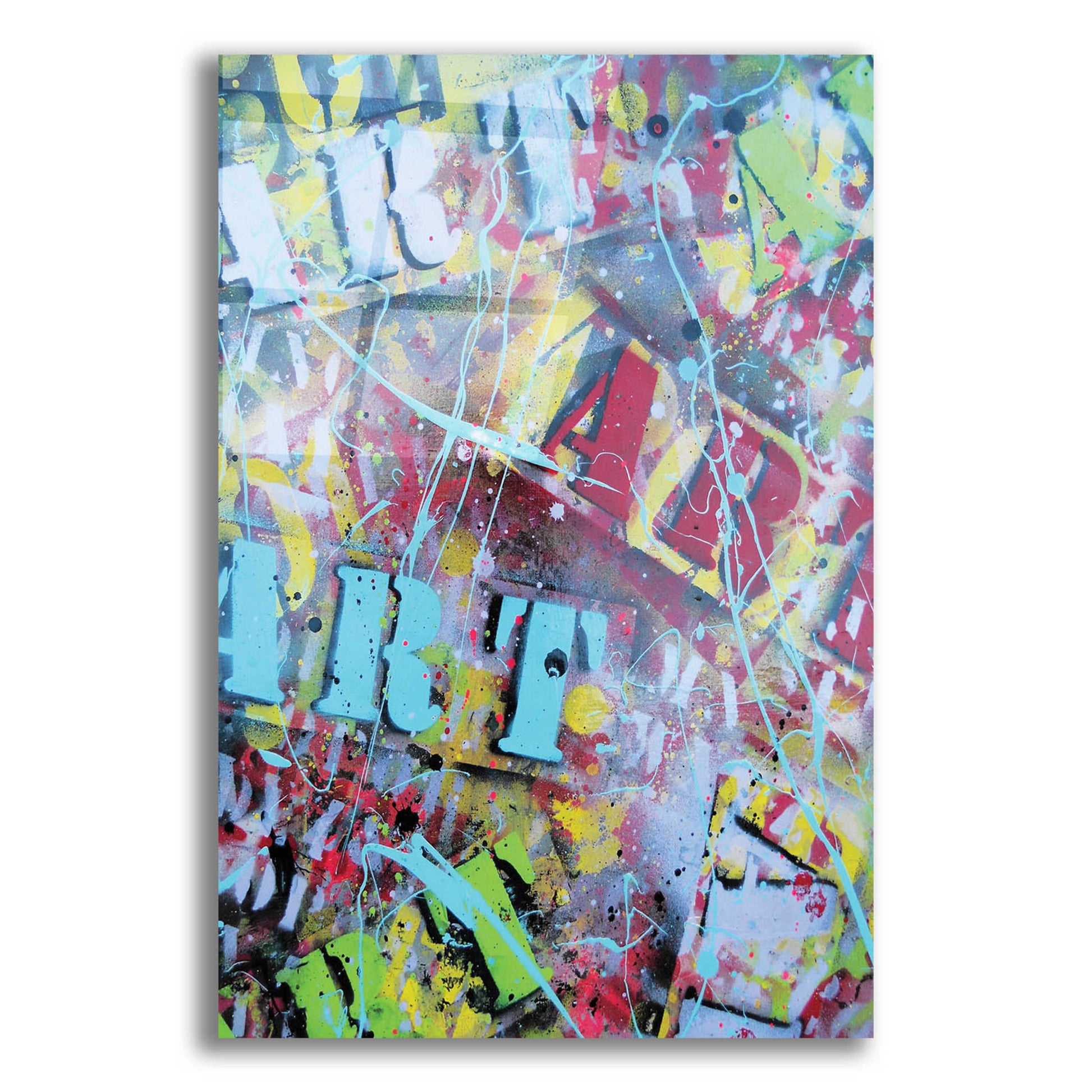 Epic Art 'Art as Brushstrokes' by David Drioton, Acrylic Glass Wall Art,12x16