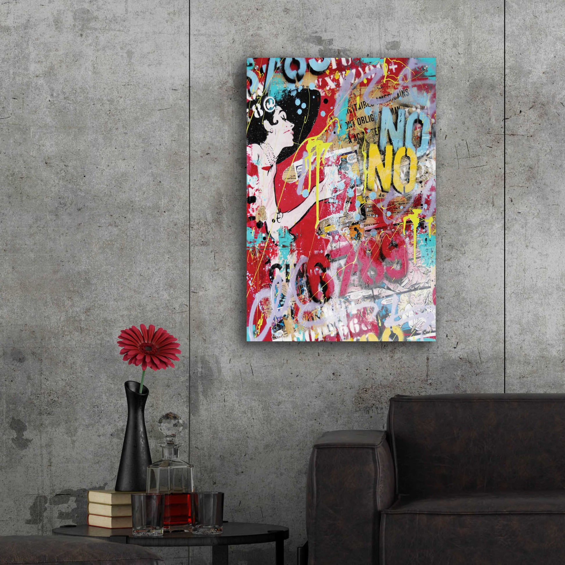 Epic Art 'Breakfast at Tiffany's 2' by David Drioton, Acrylic Glass Wall Art,24x36