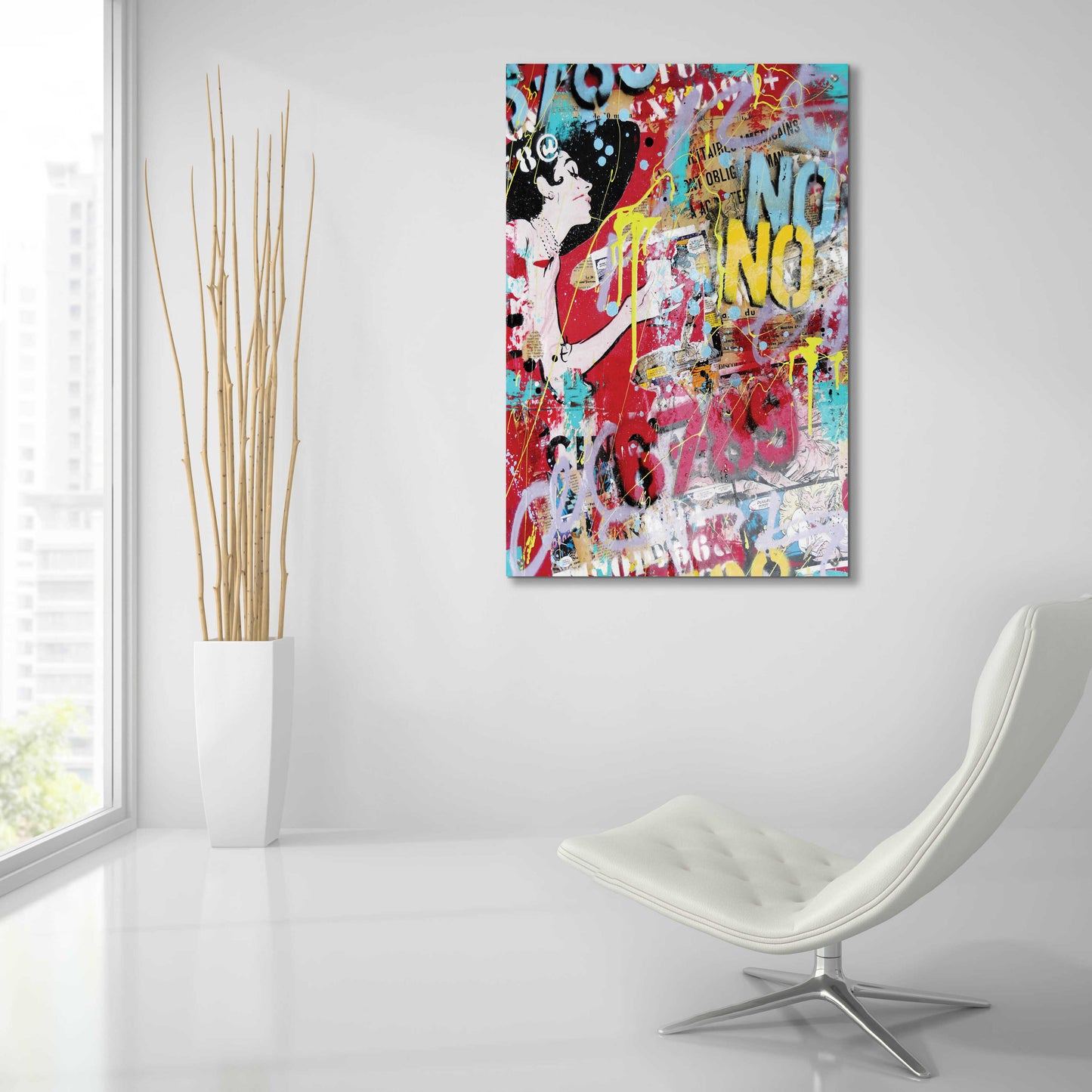 Epic Art 'Breakfast at Tiffany's 2' by David Drioton, Acrylic Glass Wall Art,24x36