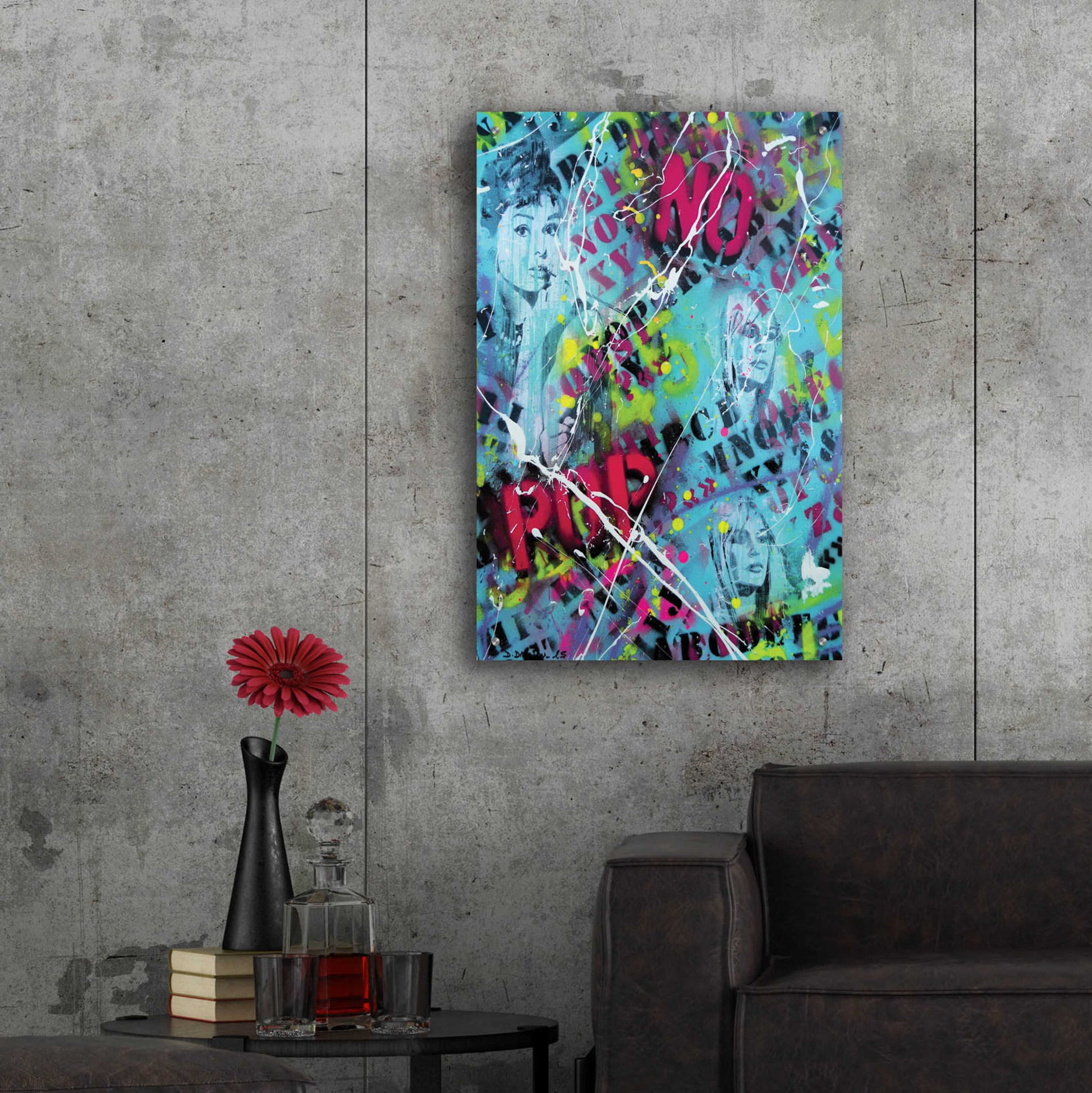 Epic Art 'Breakfast at Tiffany's' by David Drioton, Acrylic Glass Wall Art,24x36