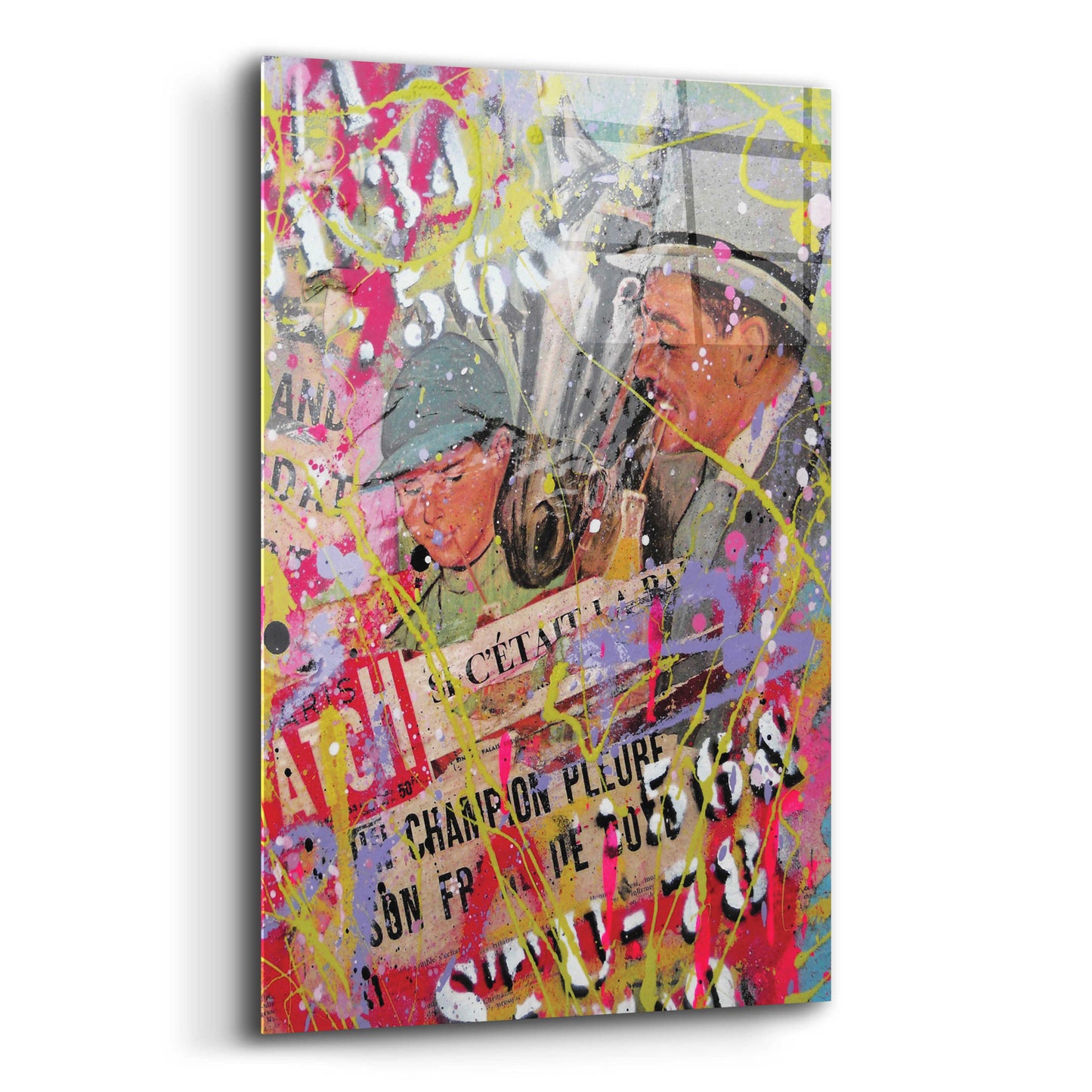 Epic Art 'Father Figure' by David Drioton, Acrylic Glass Wall Art,12x16