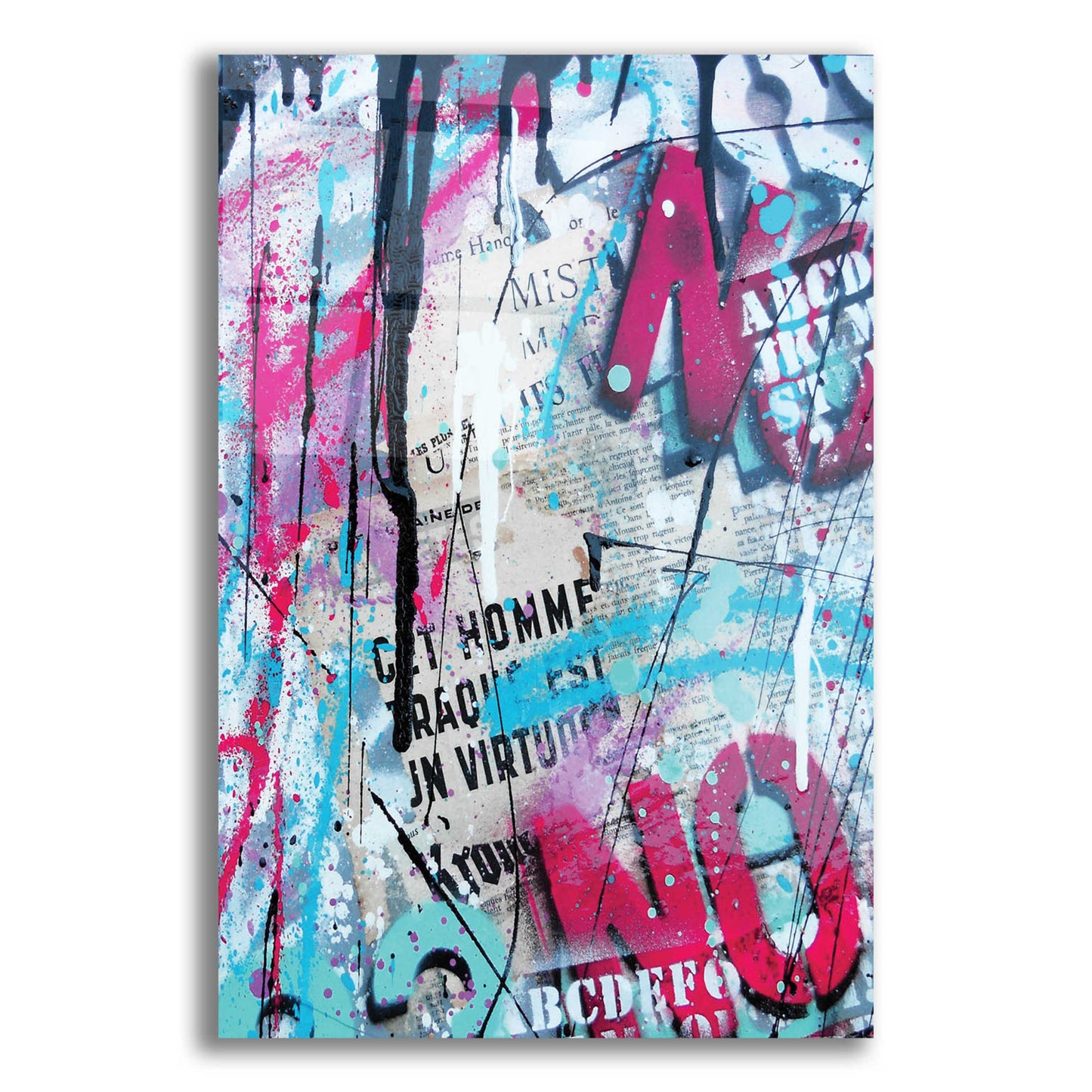 Epic Art 'Get Homme' by David Drioton, Acrylic Glass Wall Art,12x16