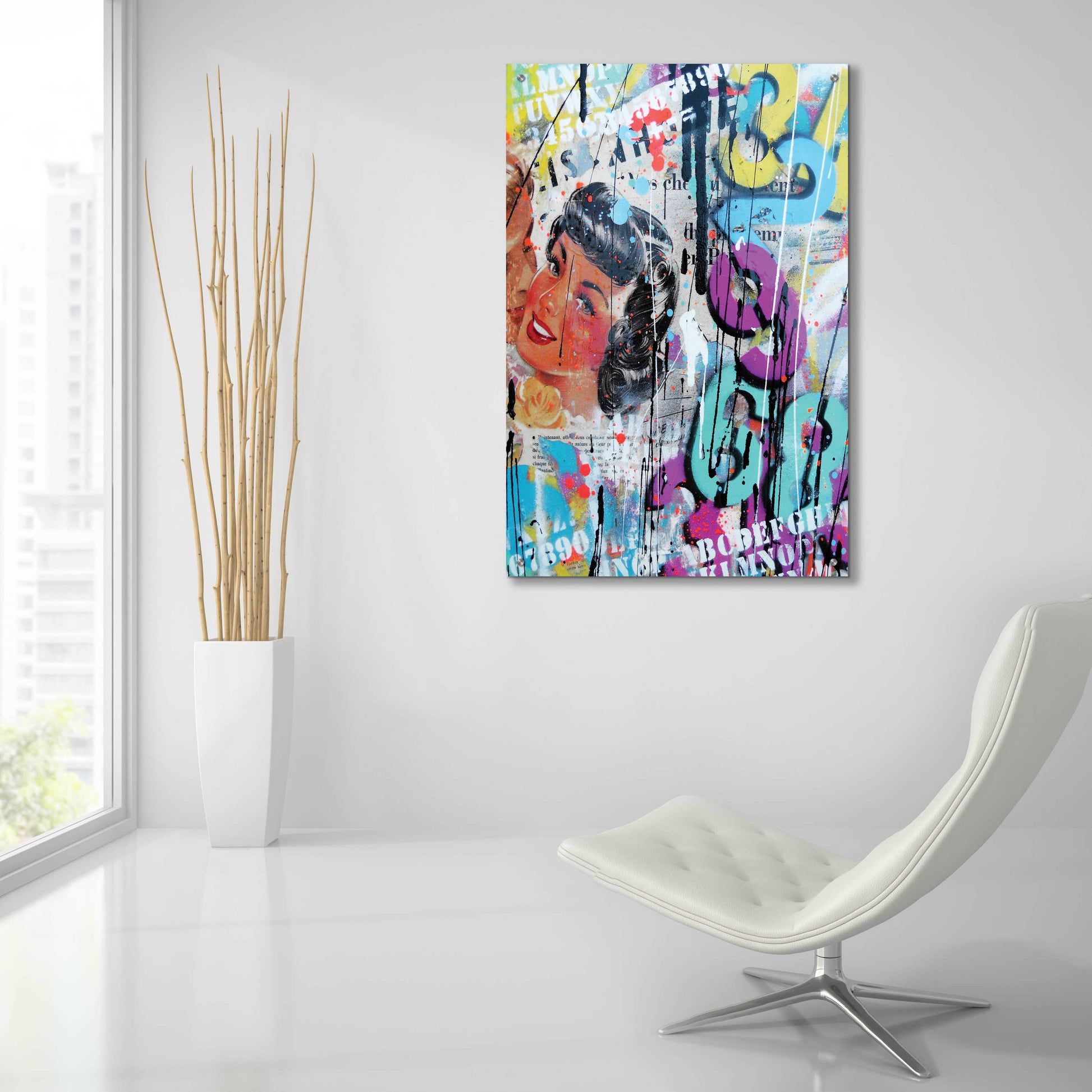 Epic Art 'Good Bye Kiss' by David Drioton, Acrylic Glass Wall Art,24x36