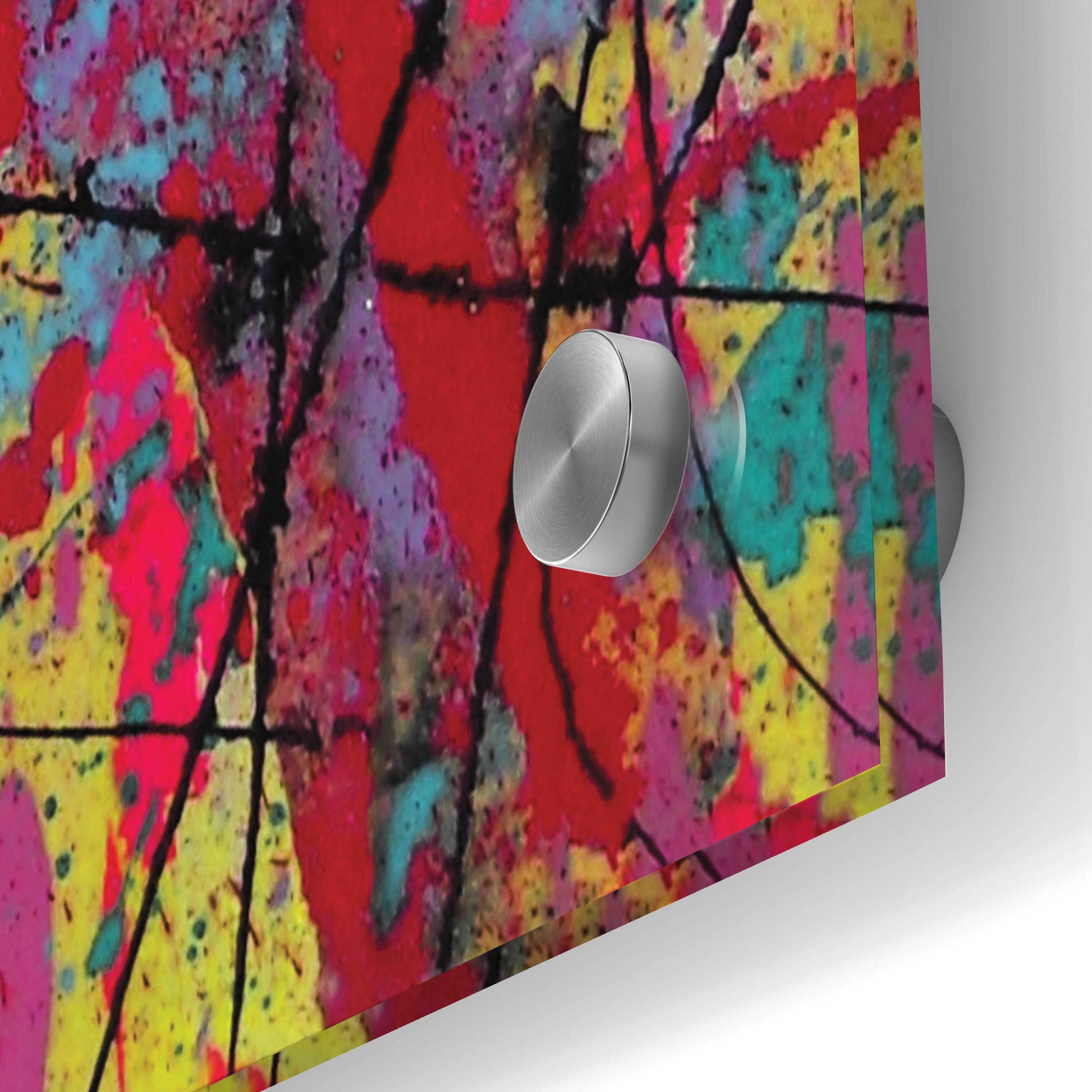 Epic Art 'Graffiti' by David Drioton, Acrylic Glass Wall Art,24x36