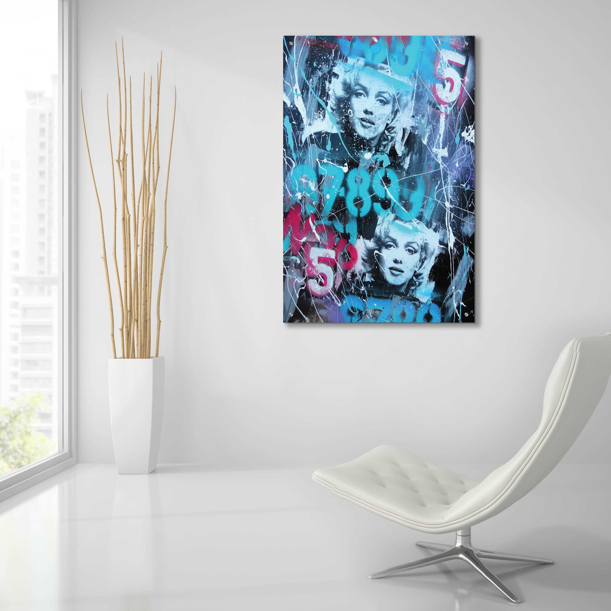 Epic Art 'Monroe Street 2' by David Drioton, Acrylic Glass Wall Art,24x36