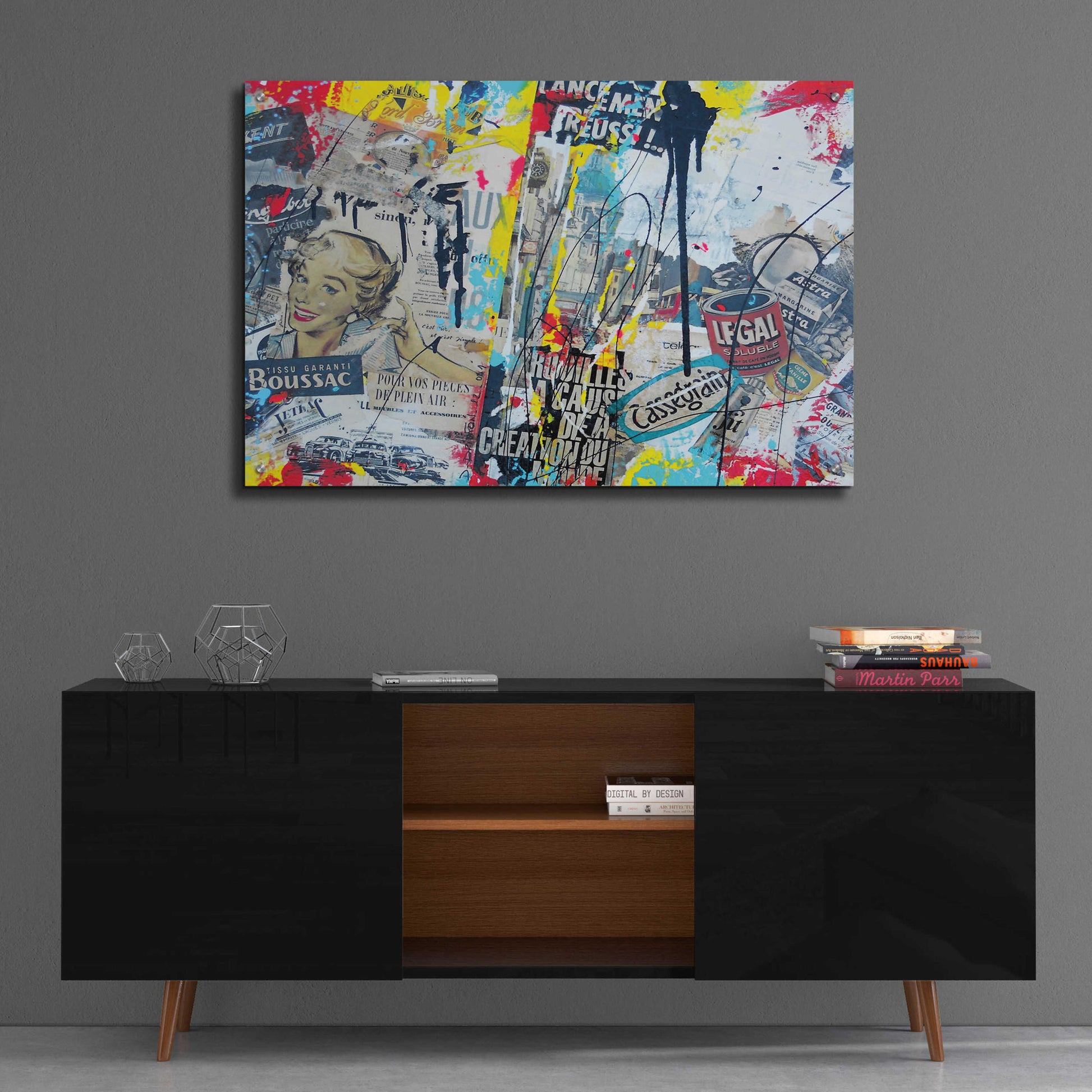 Epic Art 'Soluble' by David Drioton, Acrylic Glass Wall Art,36x24