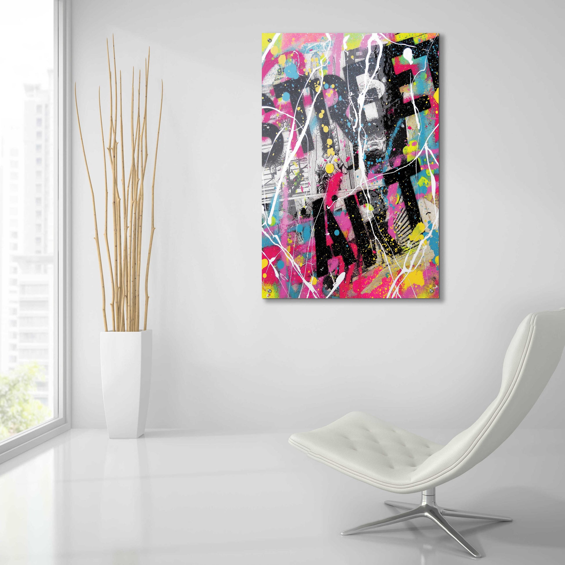 Epic Art 'Street Art' by David Drioton, Acrylic Glass Wall Art,24x36