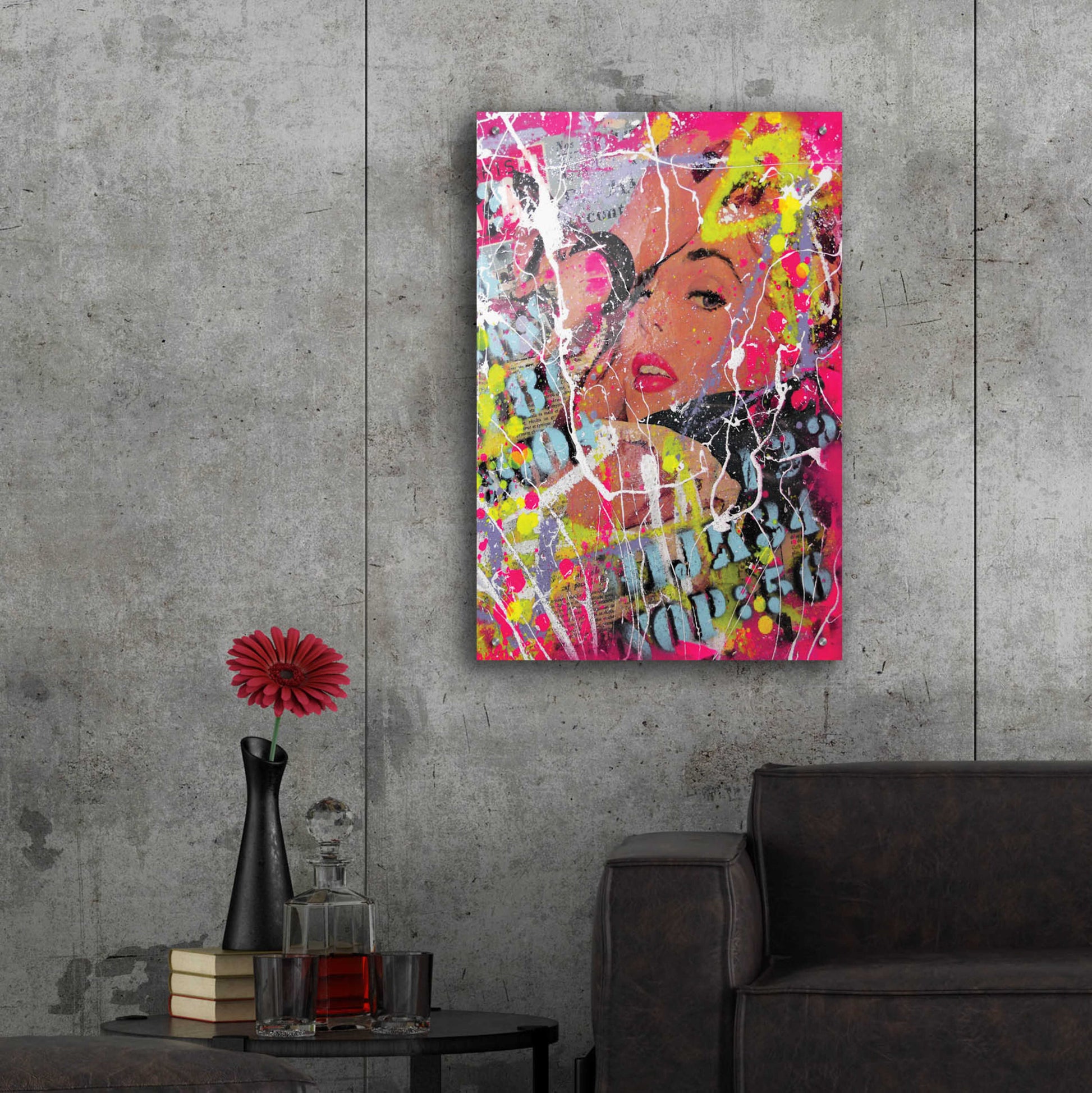 Epic Art 'You had me at hello' by David Drioton, Acrylic Glass Wall Art,24x36