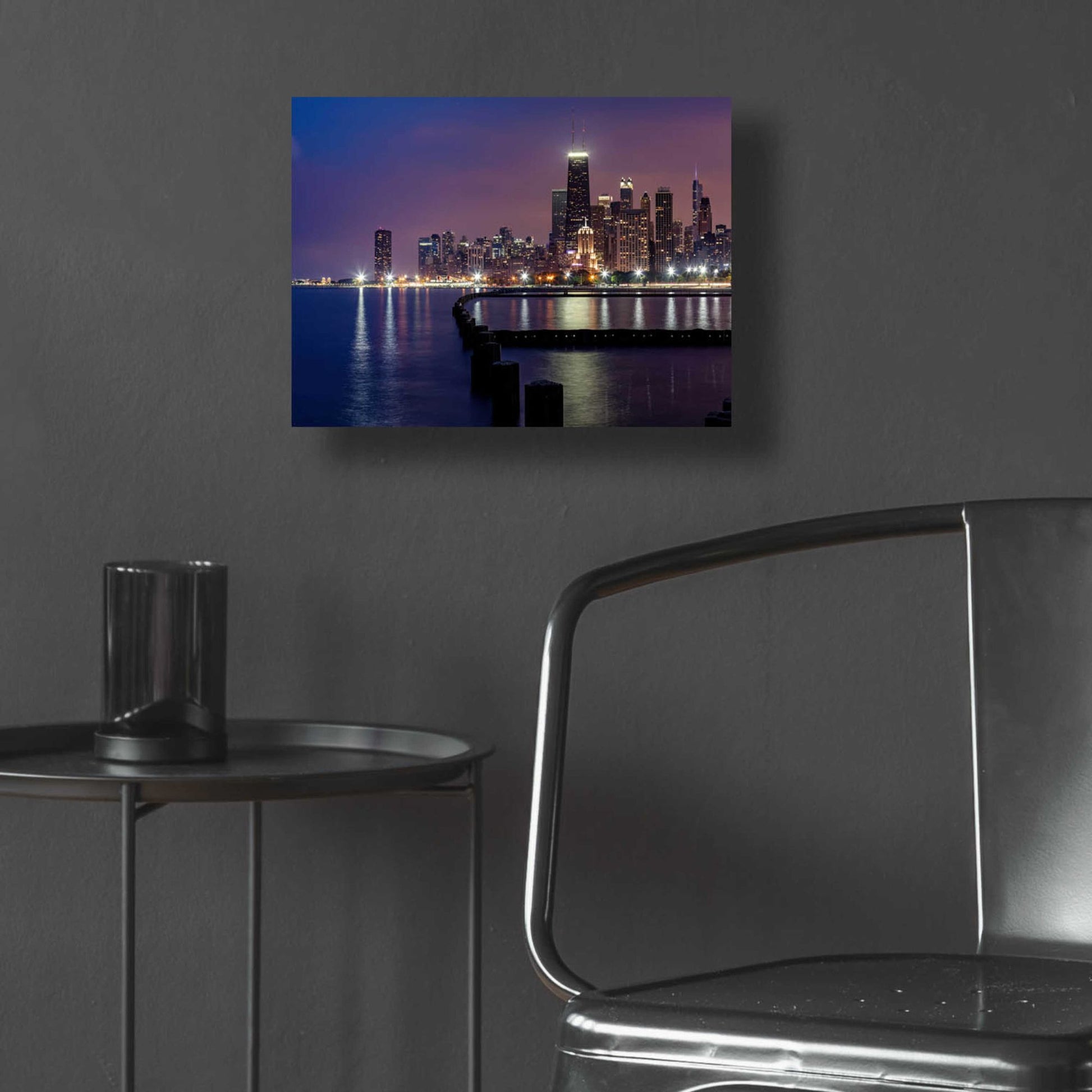 Epic Art 'Chicago - North Beach' by Epic Portfolio, Acrylic Glass Wall Art,16x12