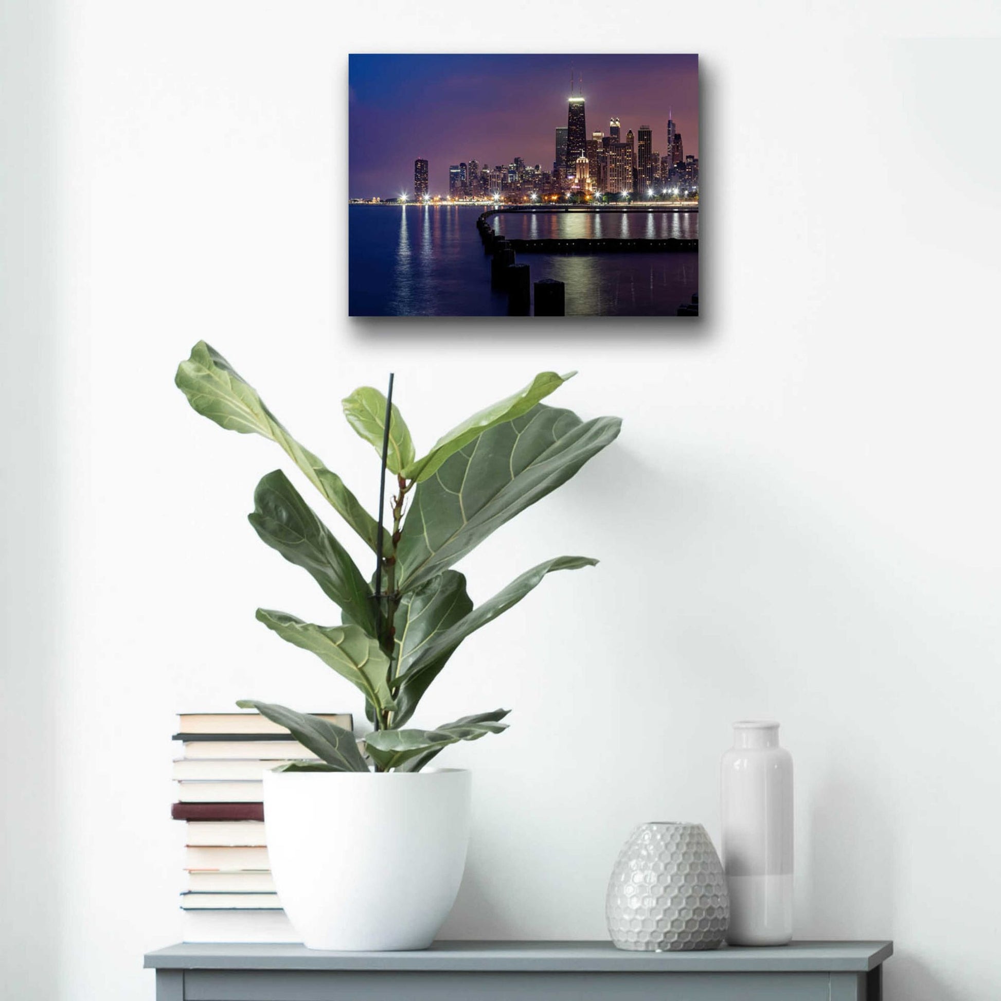 Epic Art 'Chicago - North Beach' by Epic Portfolio, Acrylic Glass Wall Art,16x12