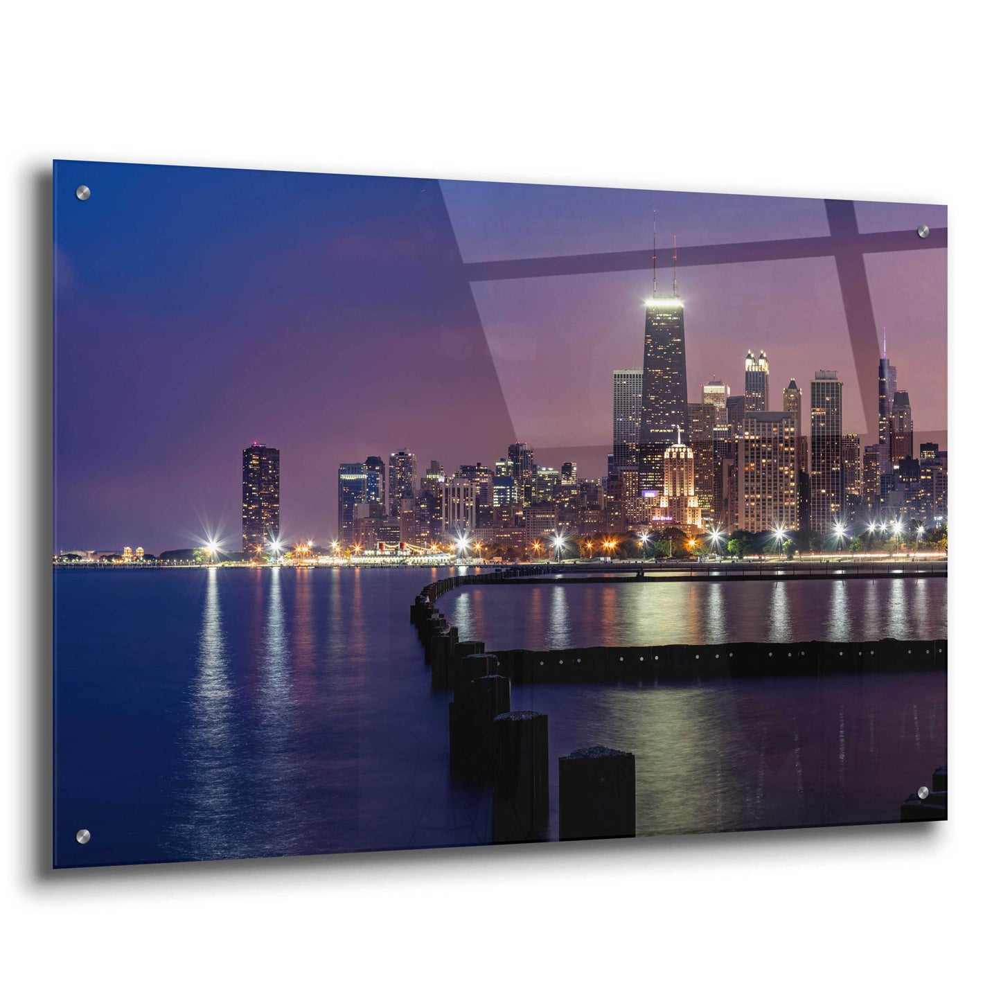 Epic Art 'Chicago - North Beach' by Epic Portfolio, Acrylic Glass Wall Art,36x24