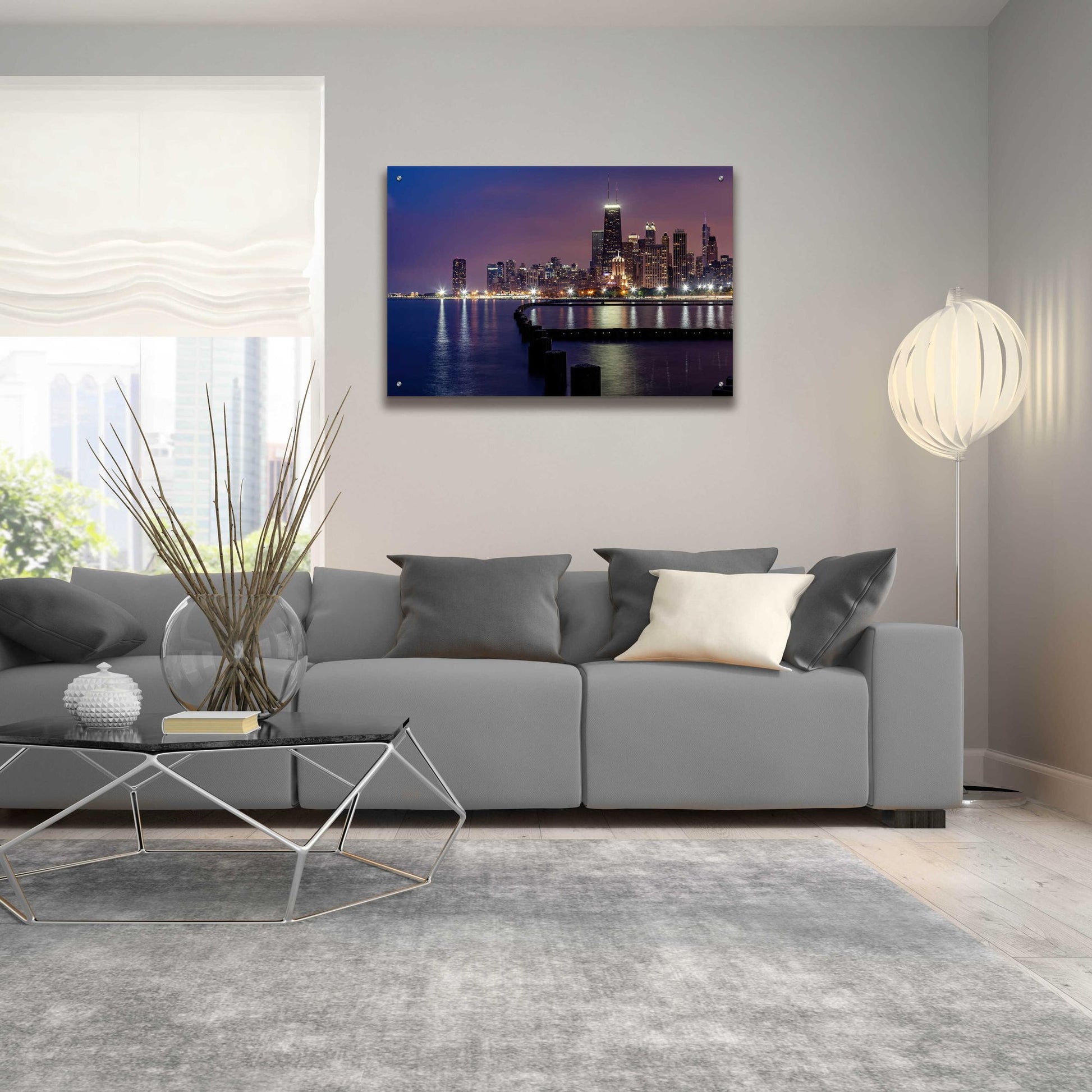 Epic Art 'Chicago - North Beach' by Epic Portfolio, Acrylic Glass Wall Art,36x24