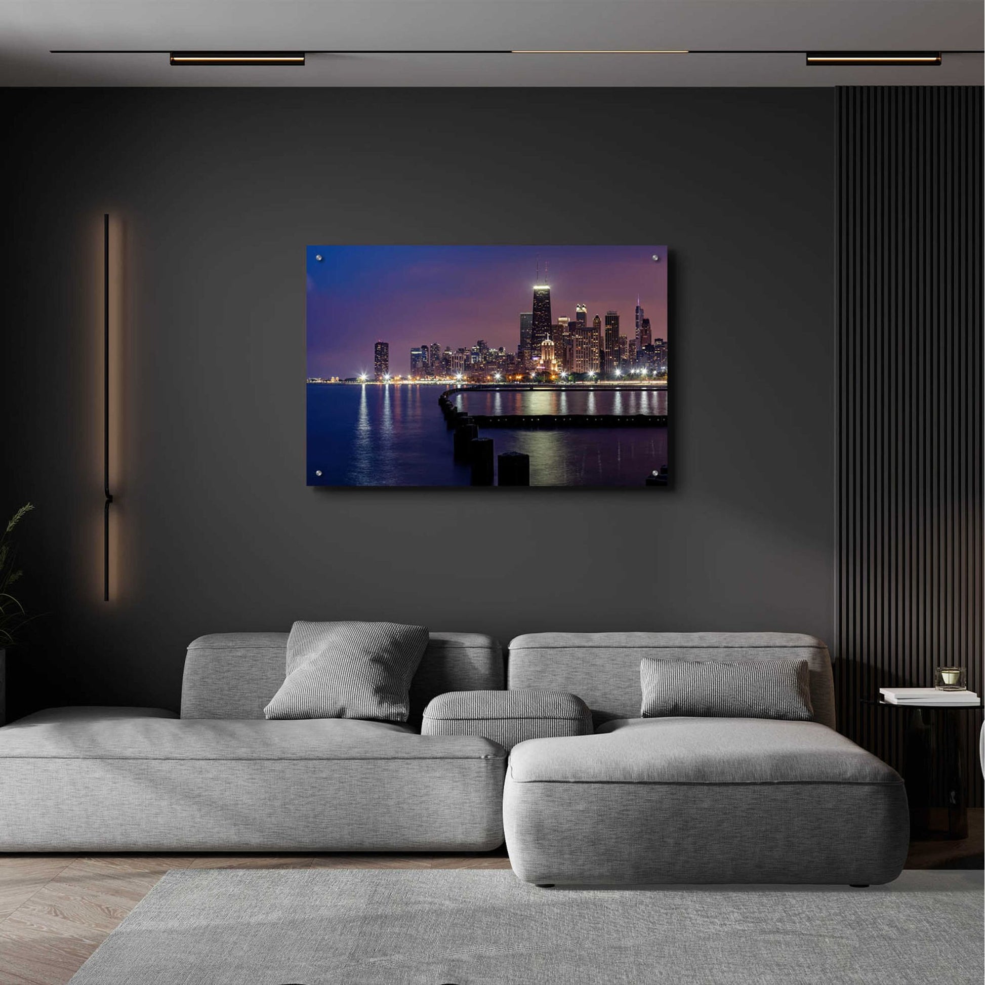 Epic Art 'Chicago - North Beach' by Epic Portfolio, Acrylic Glass Wall Art,36x24