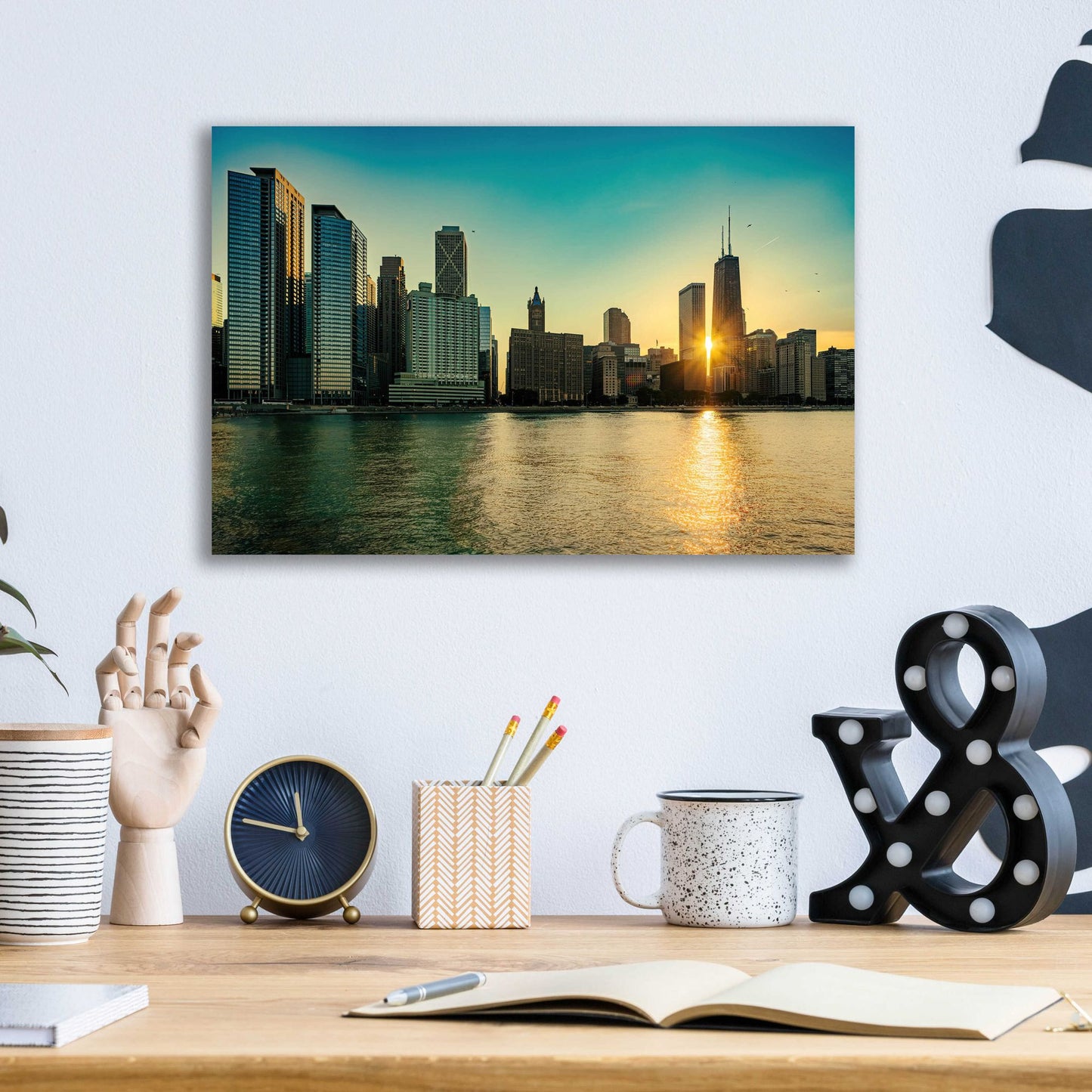 Epic Art 'Chicago - Air and Water Show' by Epic Portfolio, Acrylic Glass Wall Art,16x12