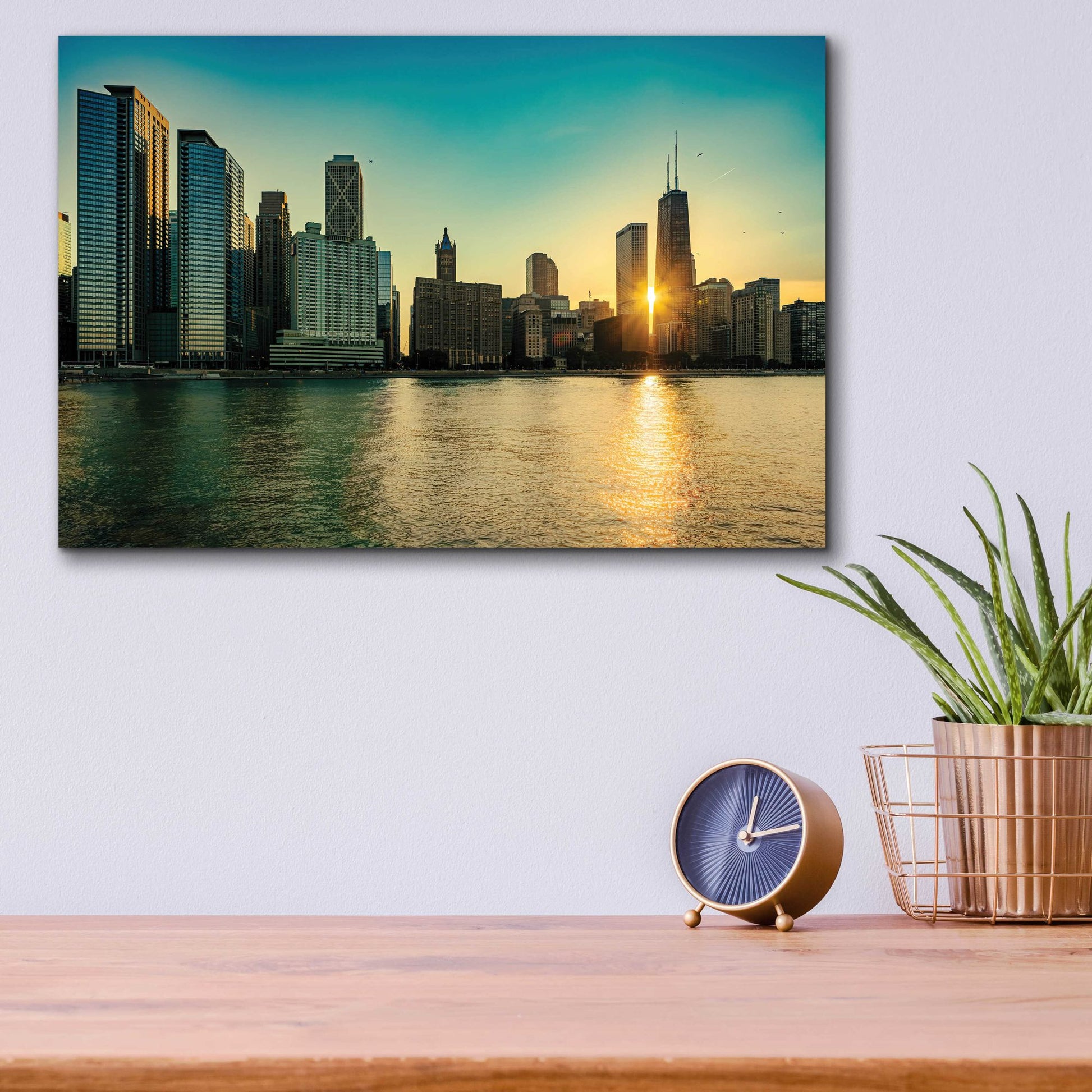 Epic Art 'Chicago - Air and Water Show' by Epic Portfolio, Acrylic Glass Wall Art,16x12