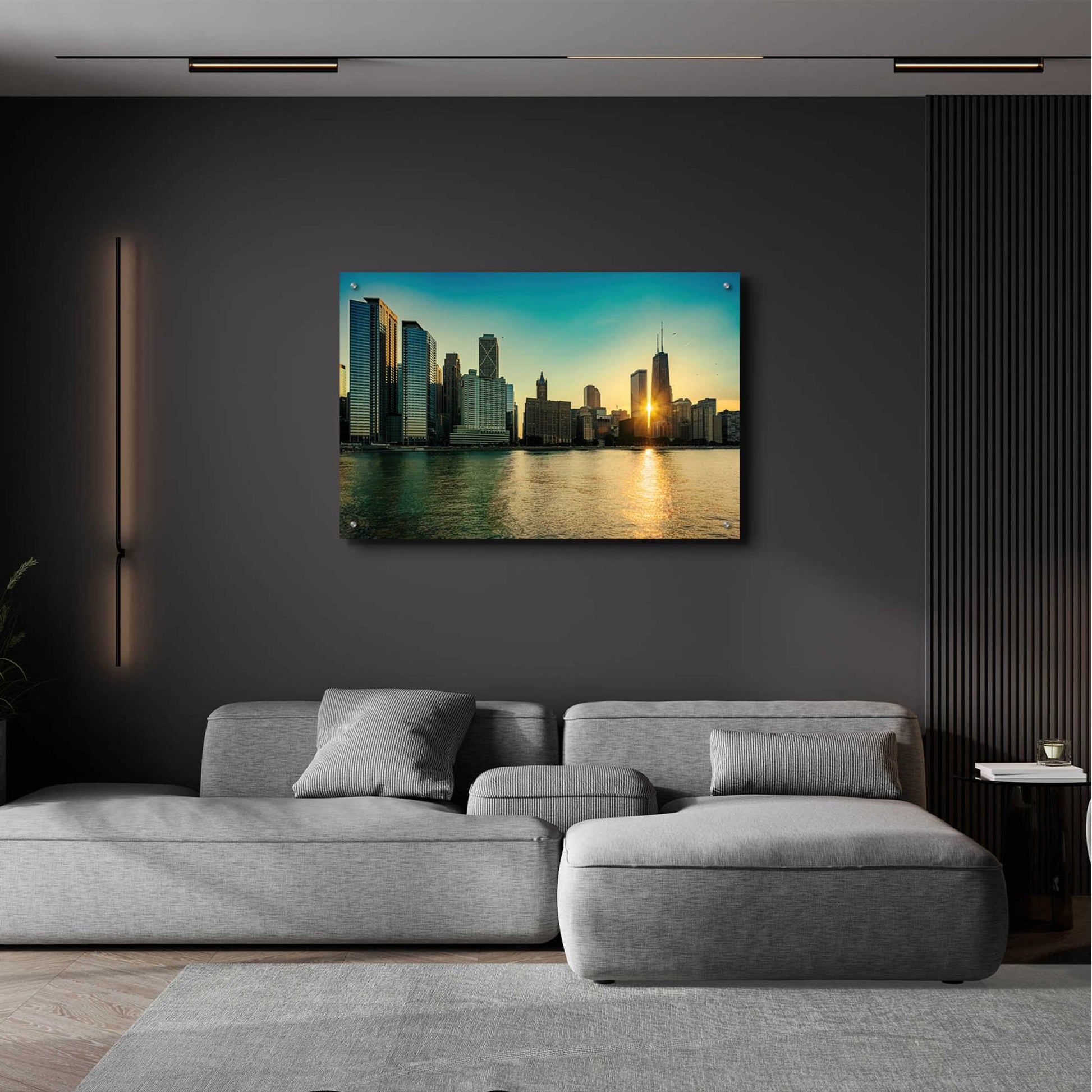 Epic Art 'Chicago - Air and Water Show' by Epic Portfolio, Acrylic Glass Wall Art,36x24