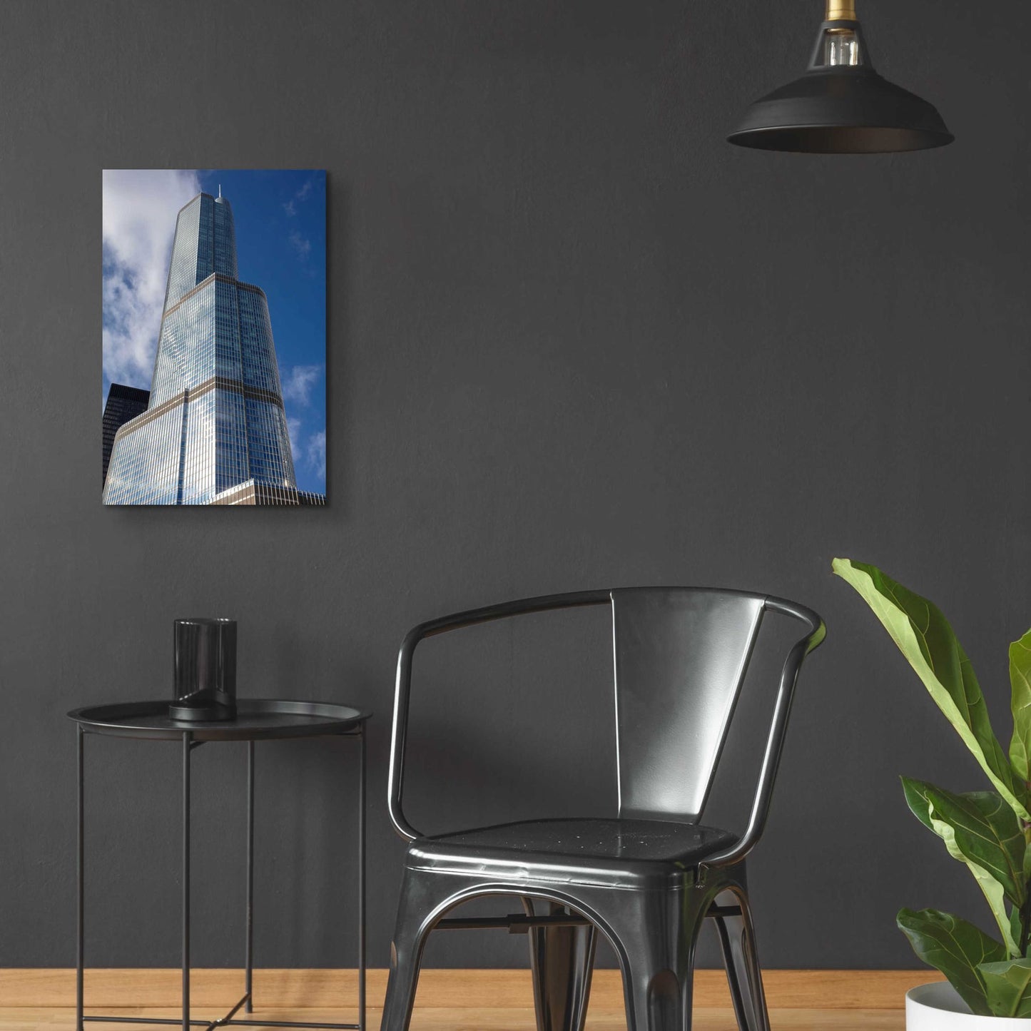 Epic Art 'Architectural Chicago' by Epic Portfolio, Acrylic Glass Wall Art,16x24