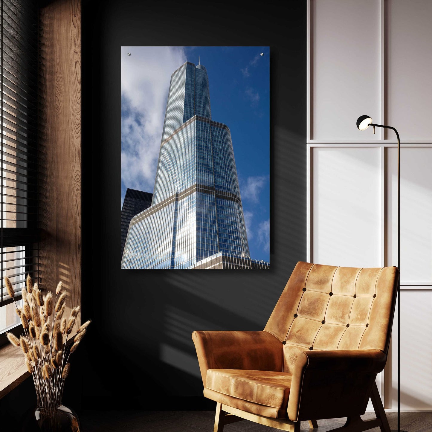 Epic Art 'Architectural Chicago' by Epic Portfolio, Acrylic Glass Wall Art,24x36