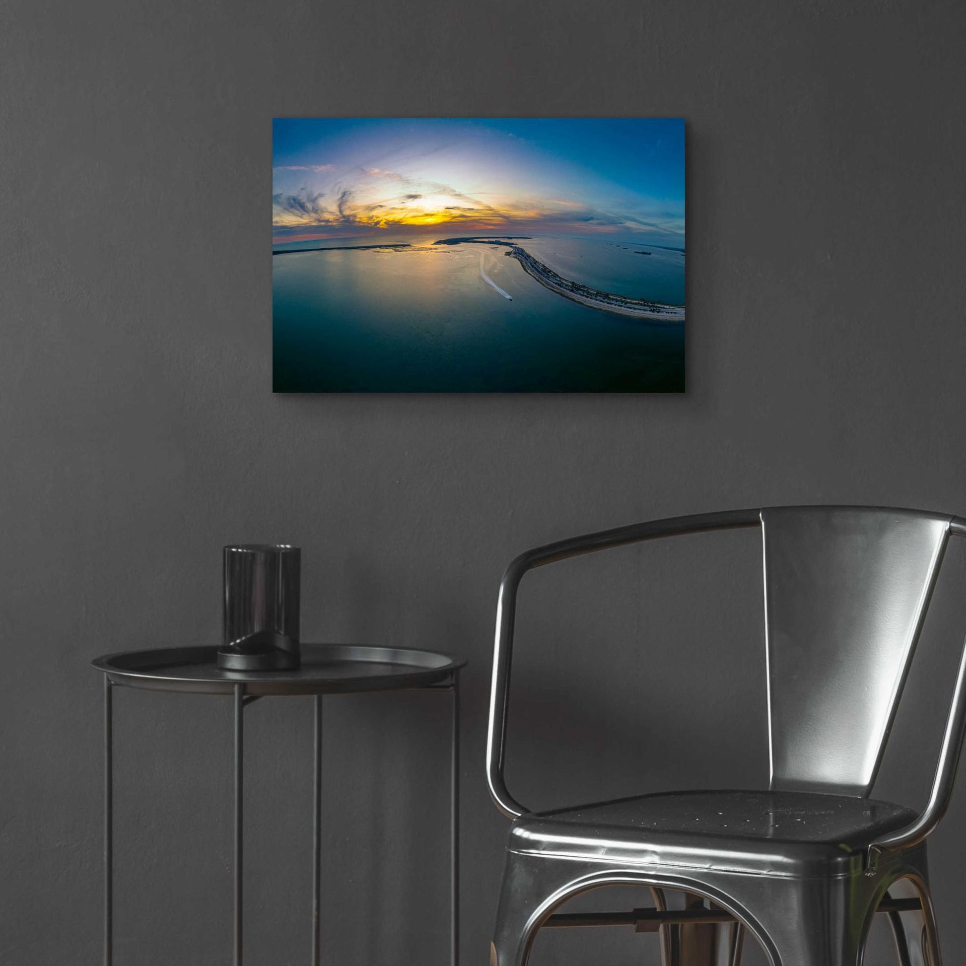 Epic Art 'Florida - Dunedin Caseway Sunset' by Epic Portfolio, Acrylic Glass Wall Art,24x16