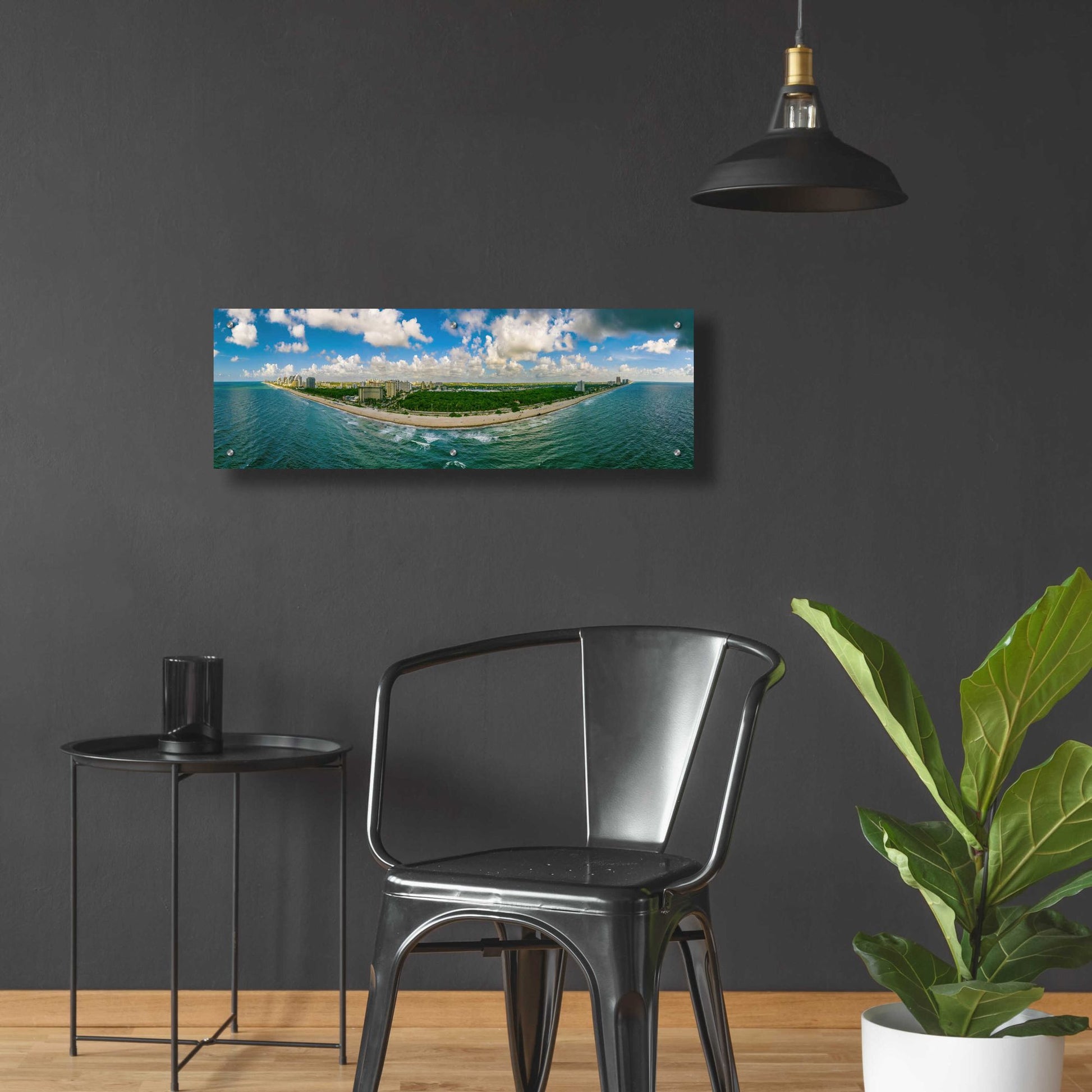 Epic Art 'Beautiful Fort Lauderdale, Florida' by Epic Portfolio, Acrylic Glass Wall Art,36x12