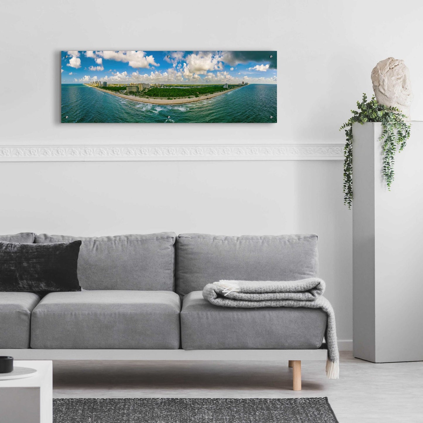 Epic Art 'Beautiful Fort Lauderdale, Florida' by Epic Portfolio, Acrylic Glass Wall Art,48x16