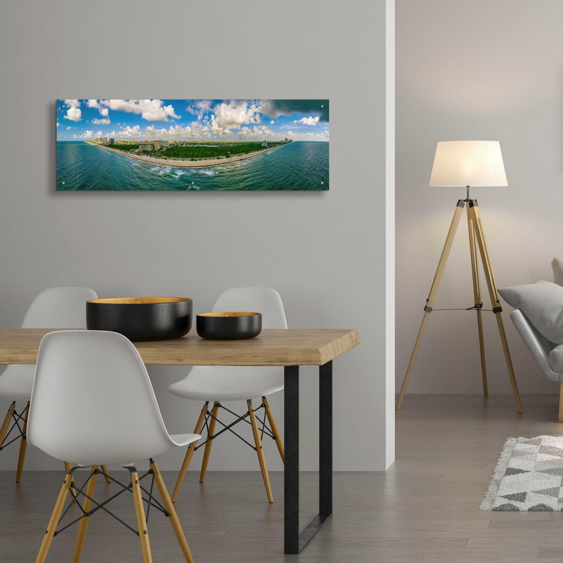 Epic Art 'Beautiful Fort Lauderdale, Florida' by Epic Portfolio, Acrylic Glass Wall Art,48x16