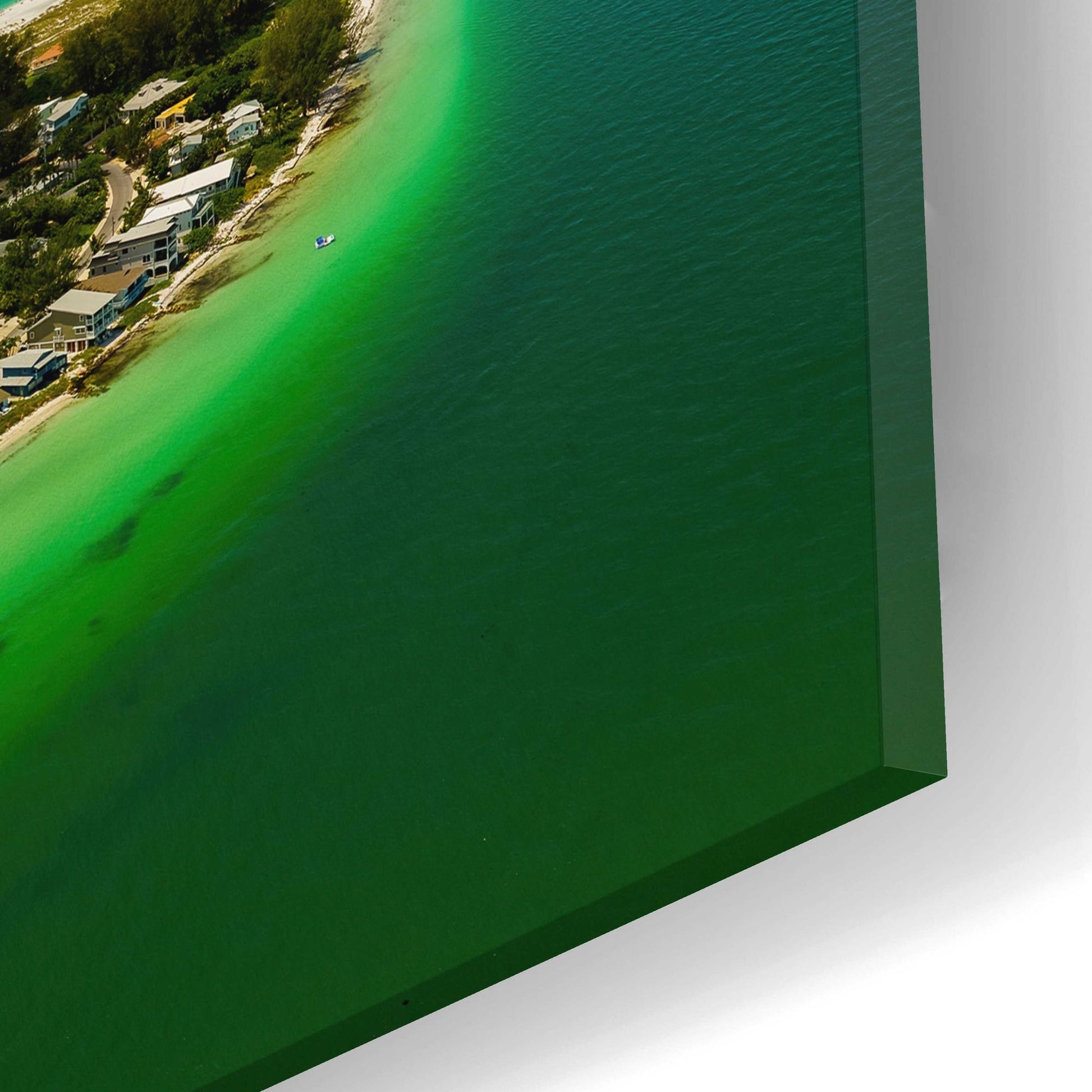 Epic Art 'Emerald Florida' by Epic Portfolio, Acrylic Glass Wall Art,24x12