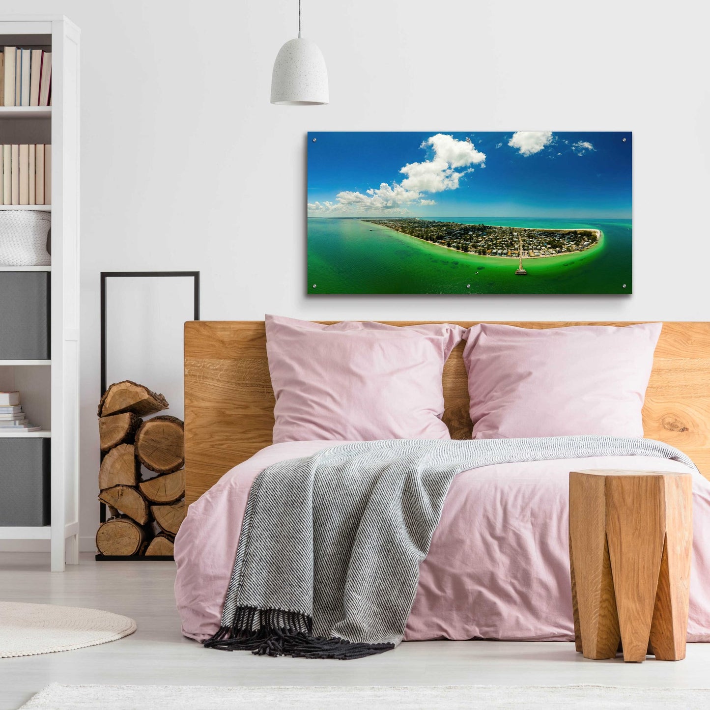 Epic Art 'Emerald Florida' by Epic Portfolio, Acrylic Glass Wall Art,48x24