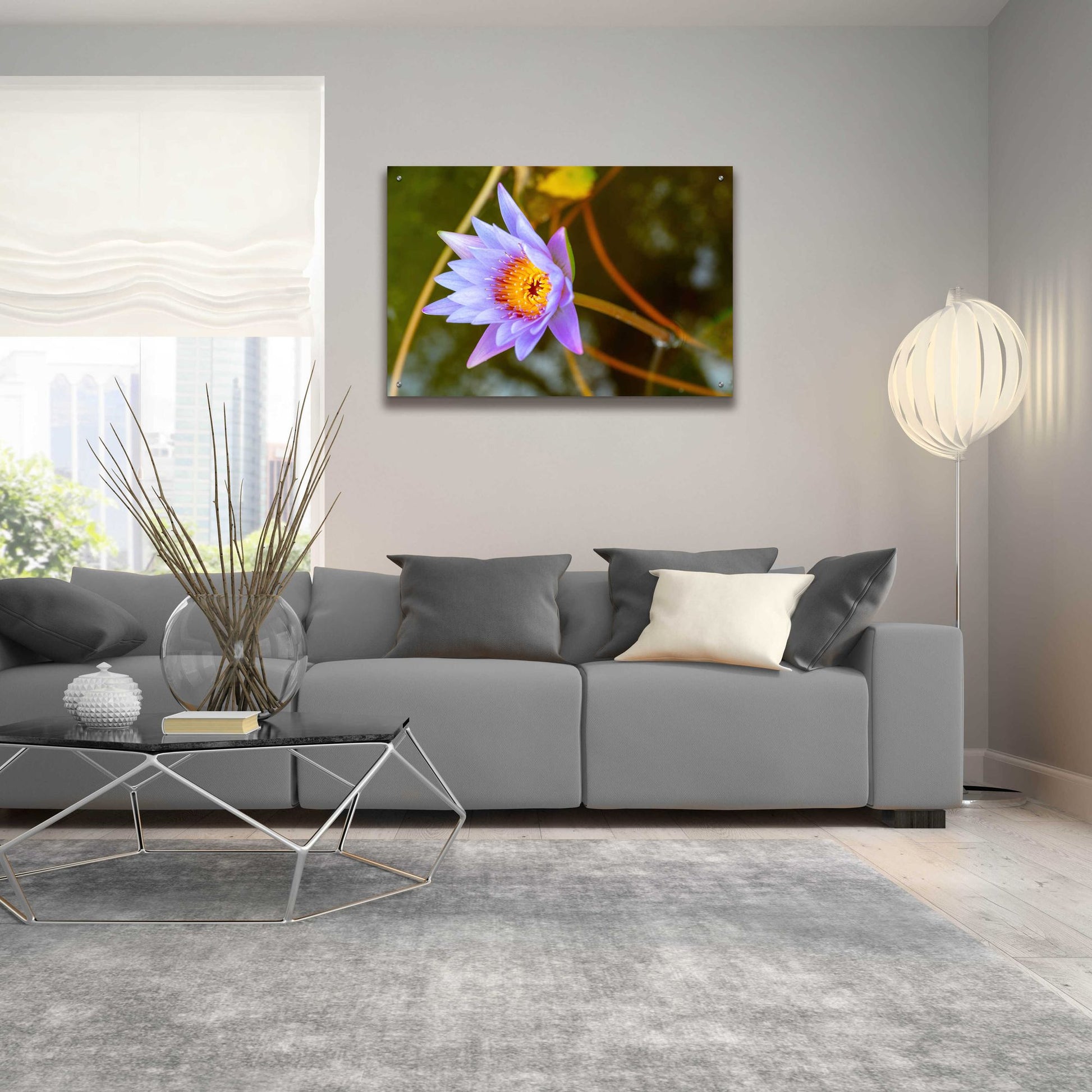 Epic Art 'Floral Color Theory' by Epic Portfolio, Acrylic Glass Wall Art,36x24